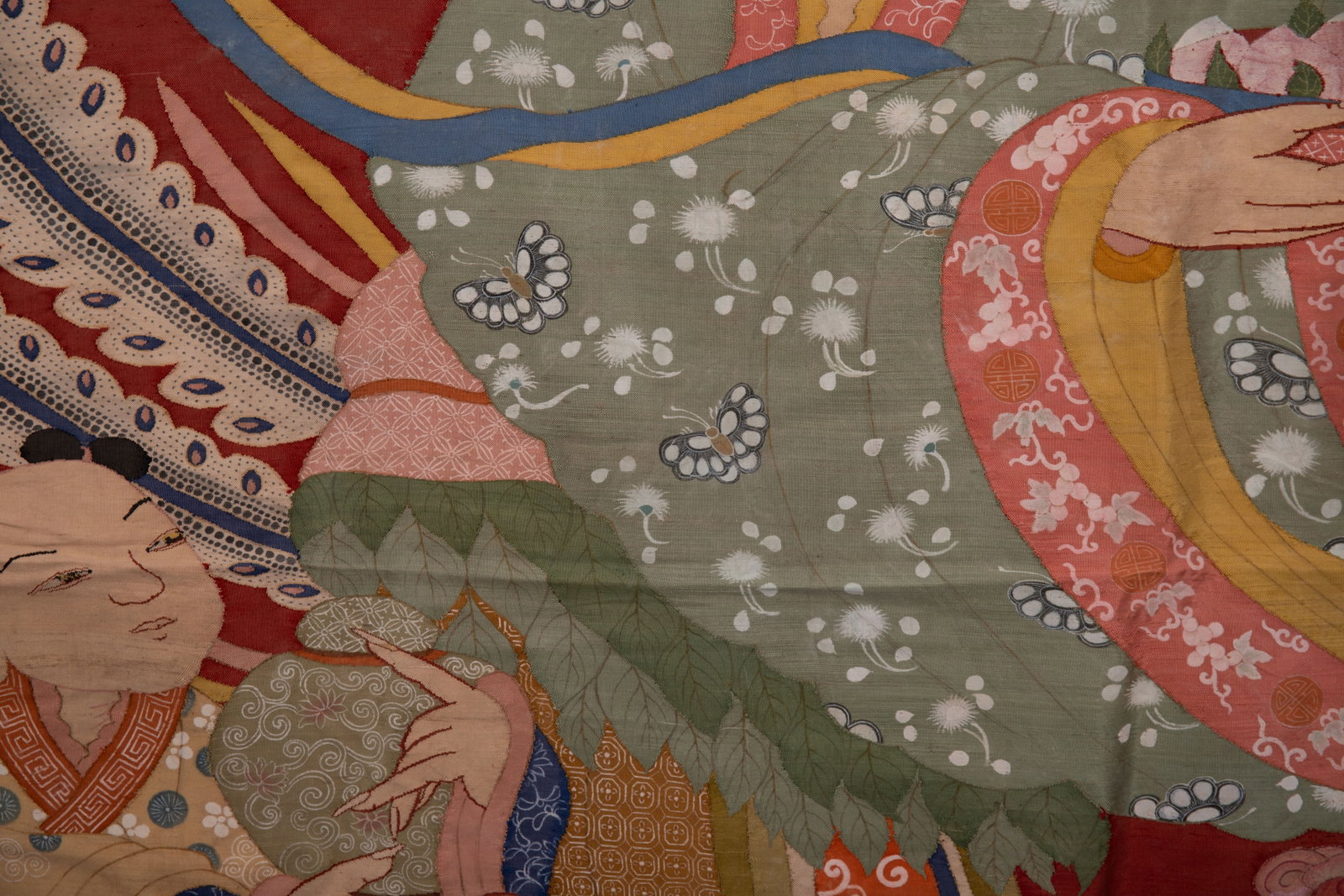 Silk Embroidery Character Story Pattern Kesi - 8
