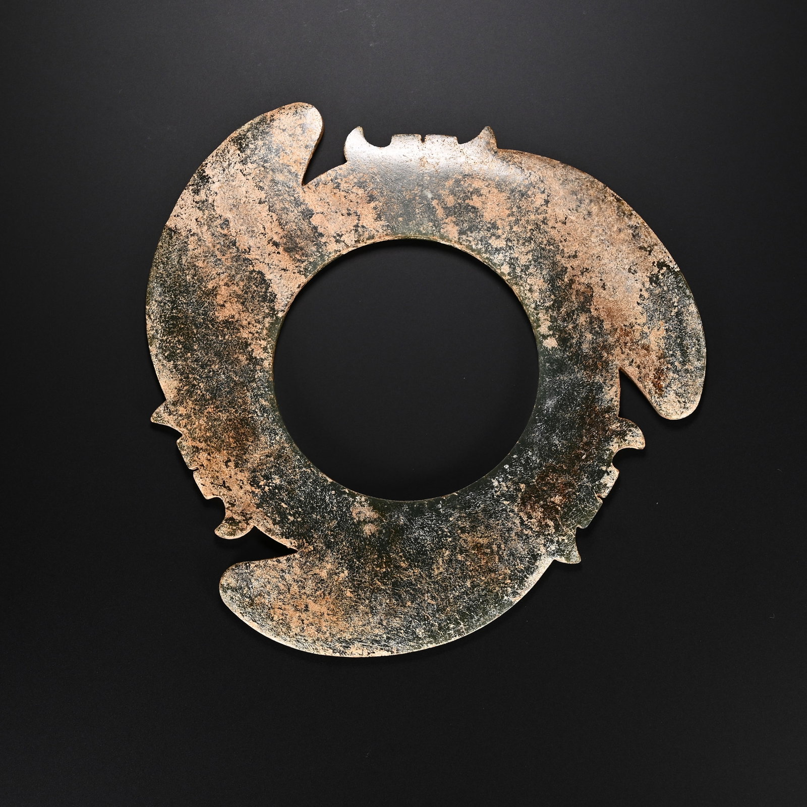 Jade Carved Cloud Shape Xuanji: Jade Carved Cloud Shape Xuanji (16.6cm)