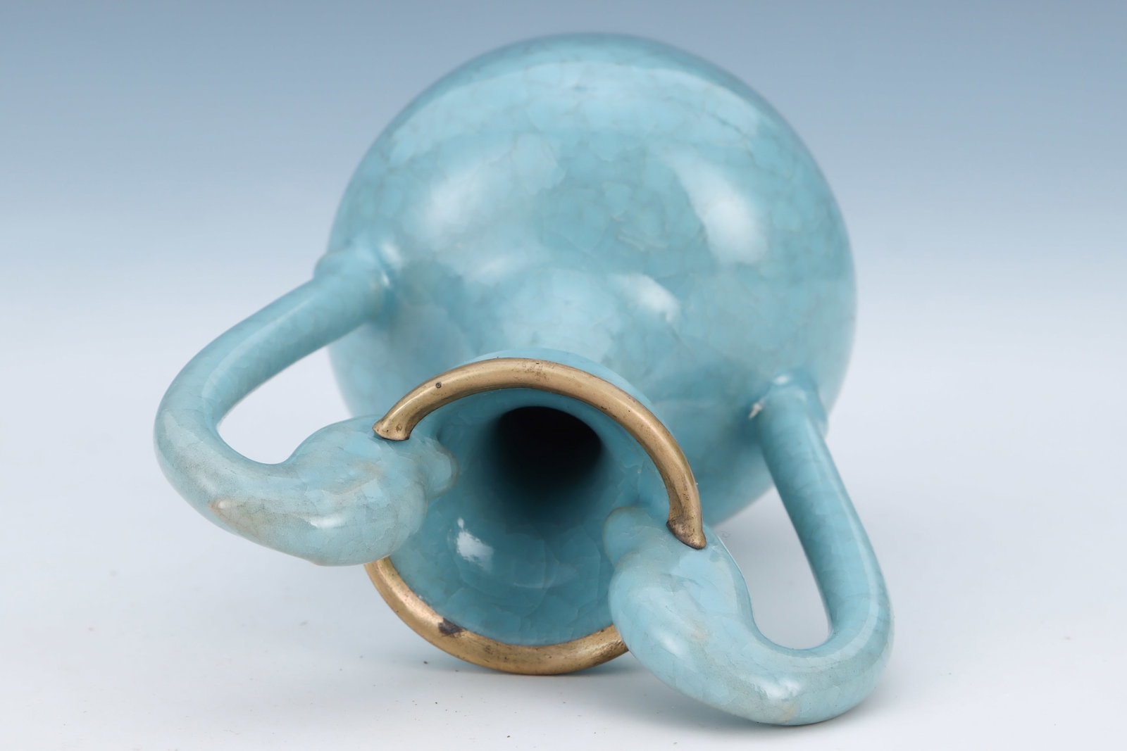 Ru Ware Porcelain Double Ears Zun - 7