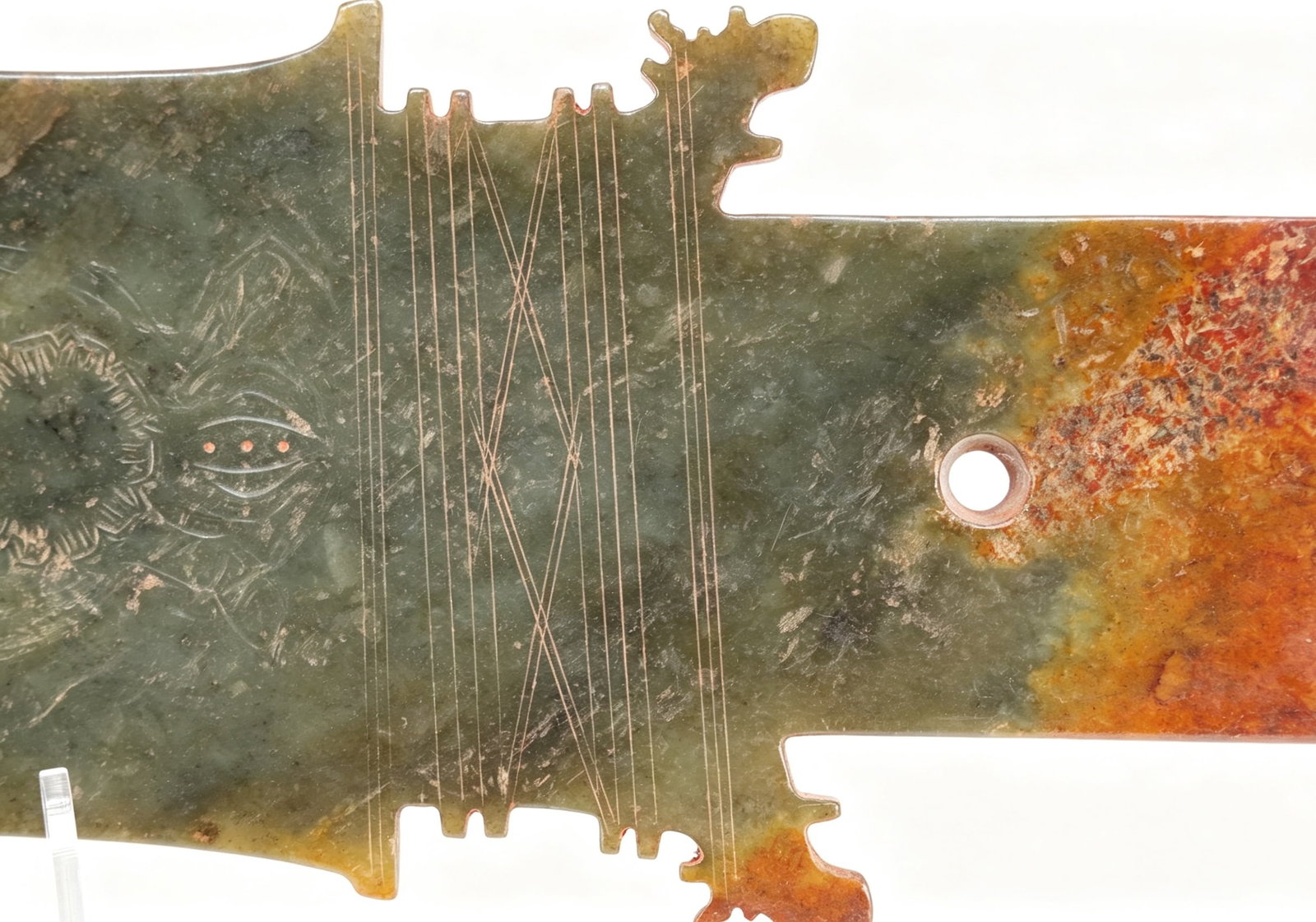 Jade Carved Beast Face Pattern Zhang - 7