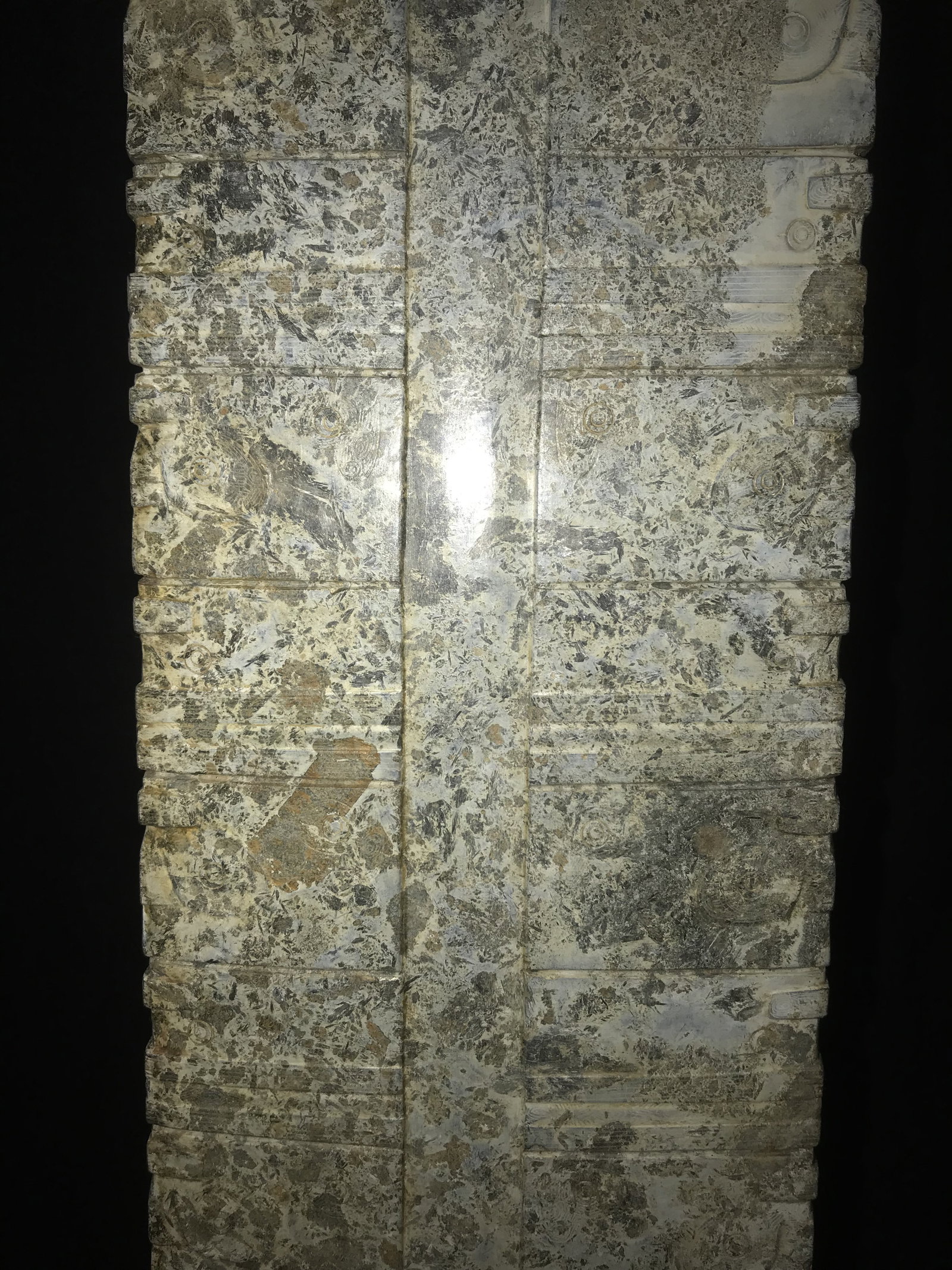 Liangzhu Jade Carved Beast Face Pattern Cong - 9