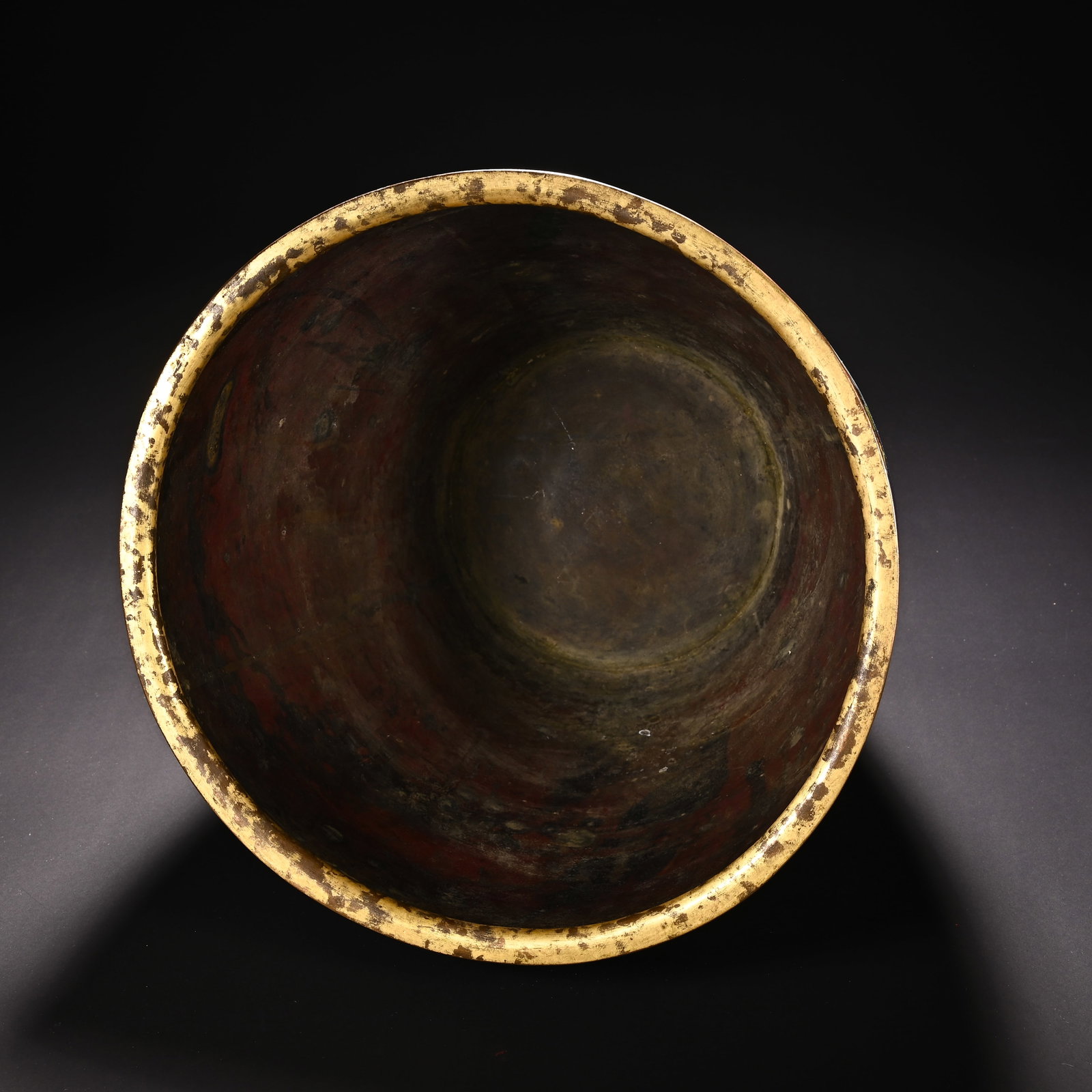 Bronze Cloisonne Carved Lion and Cloud Pattern Pot - 6