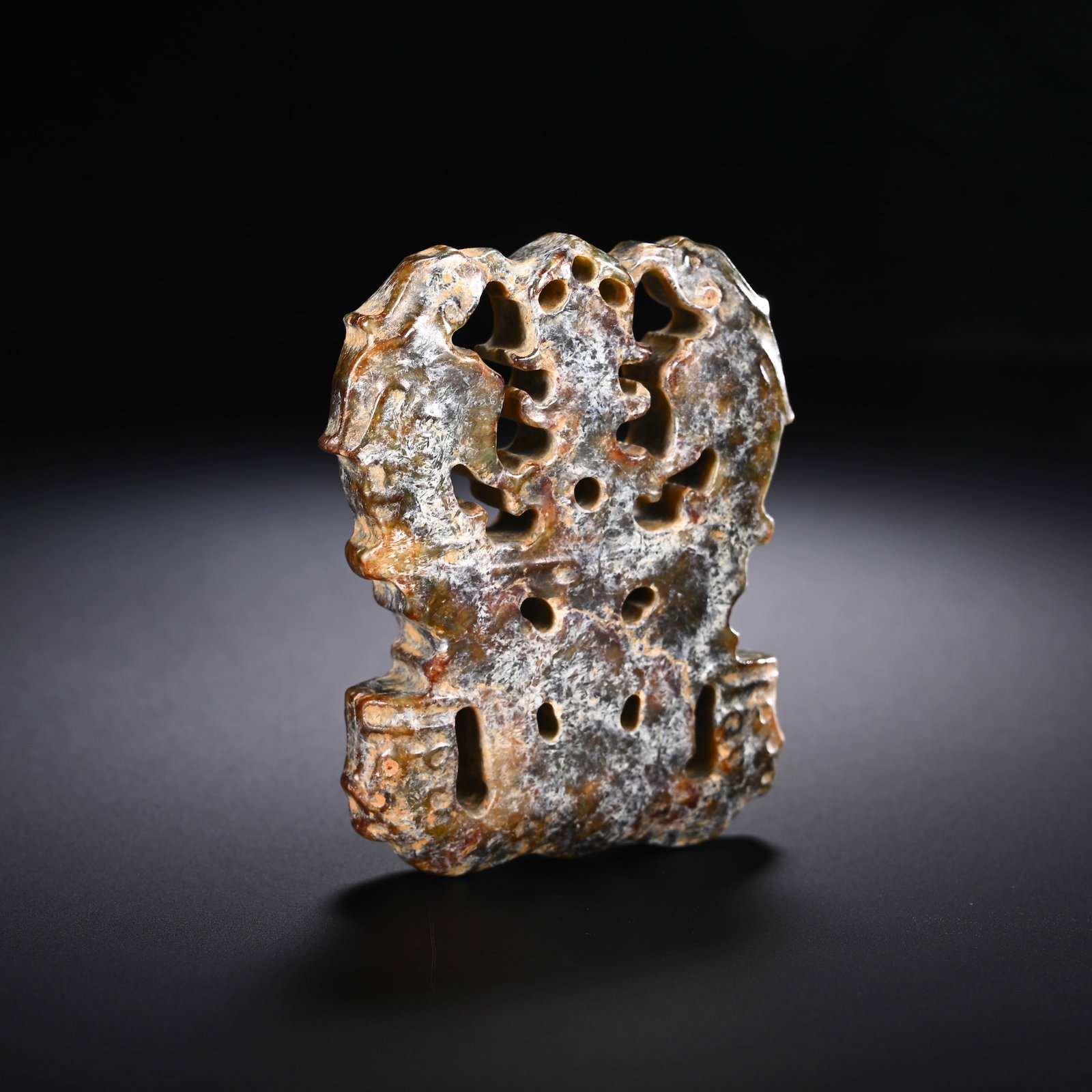 Jade Carved Bird Shape Bi - 2