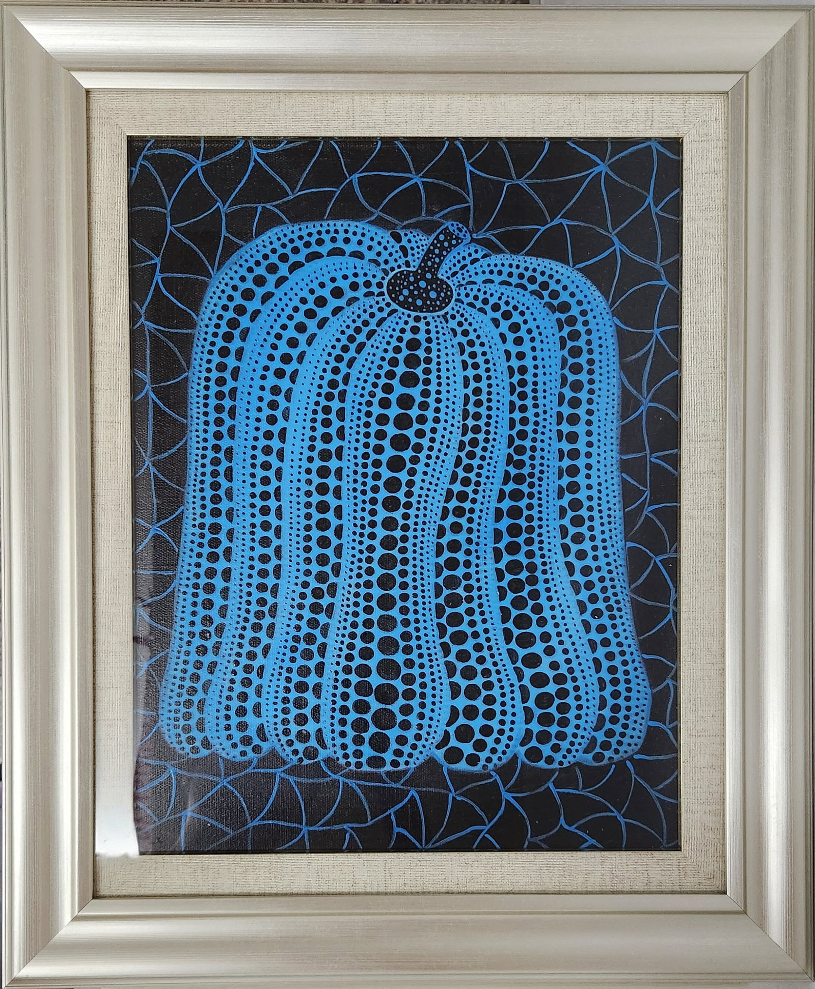 Drawing Pumpkin Oil Painting,Yayoi Kusama Mark: Drawing Pumpkin Oil Painting,Yayoi Kusama Mark (59 x 50cm)
