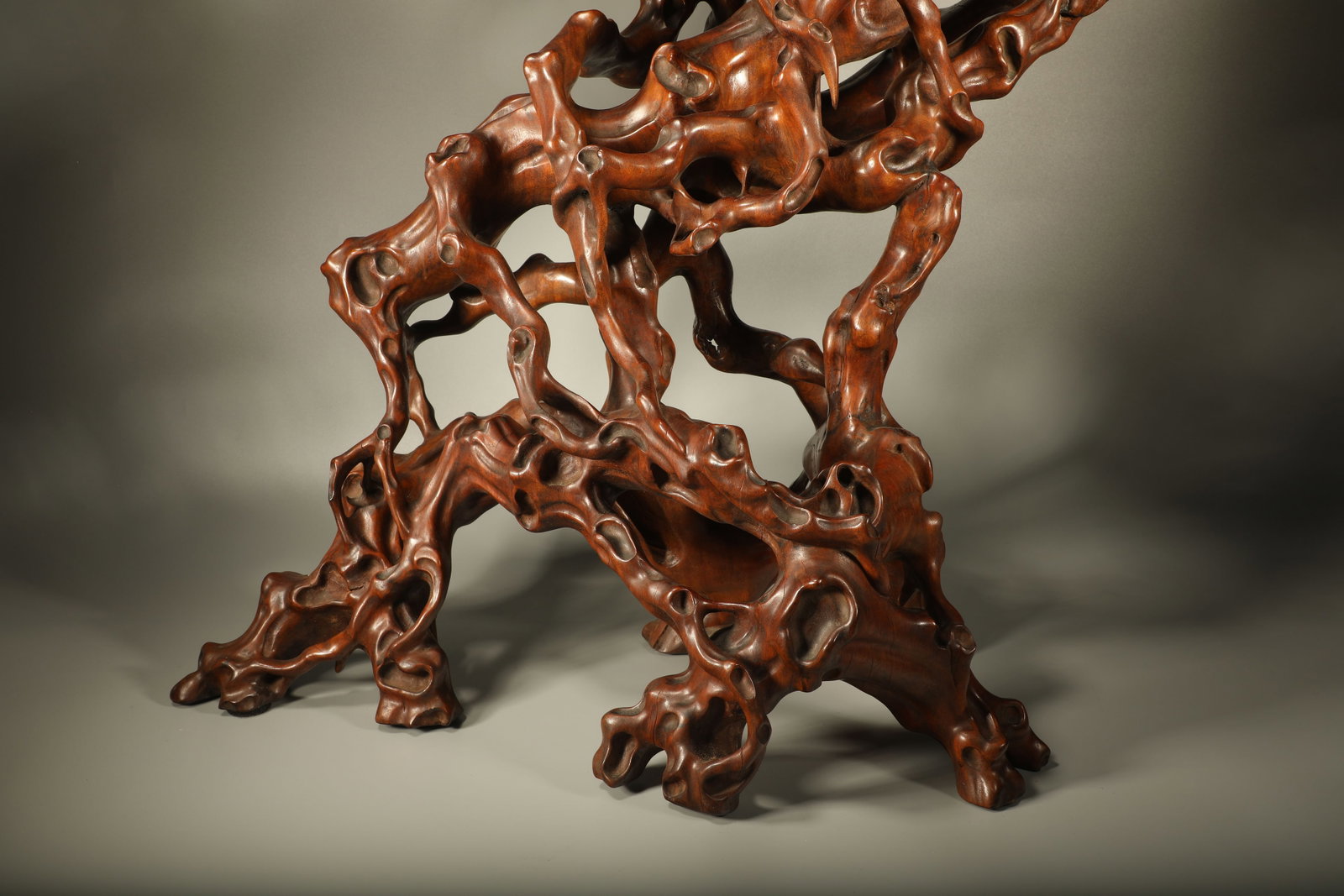 Wood Tree Burl Shape Base - 3