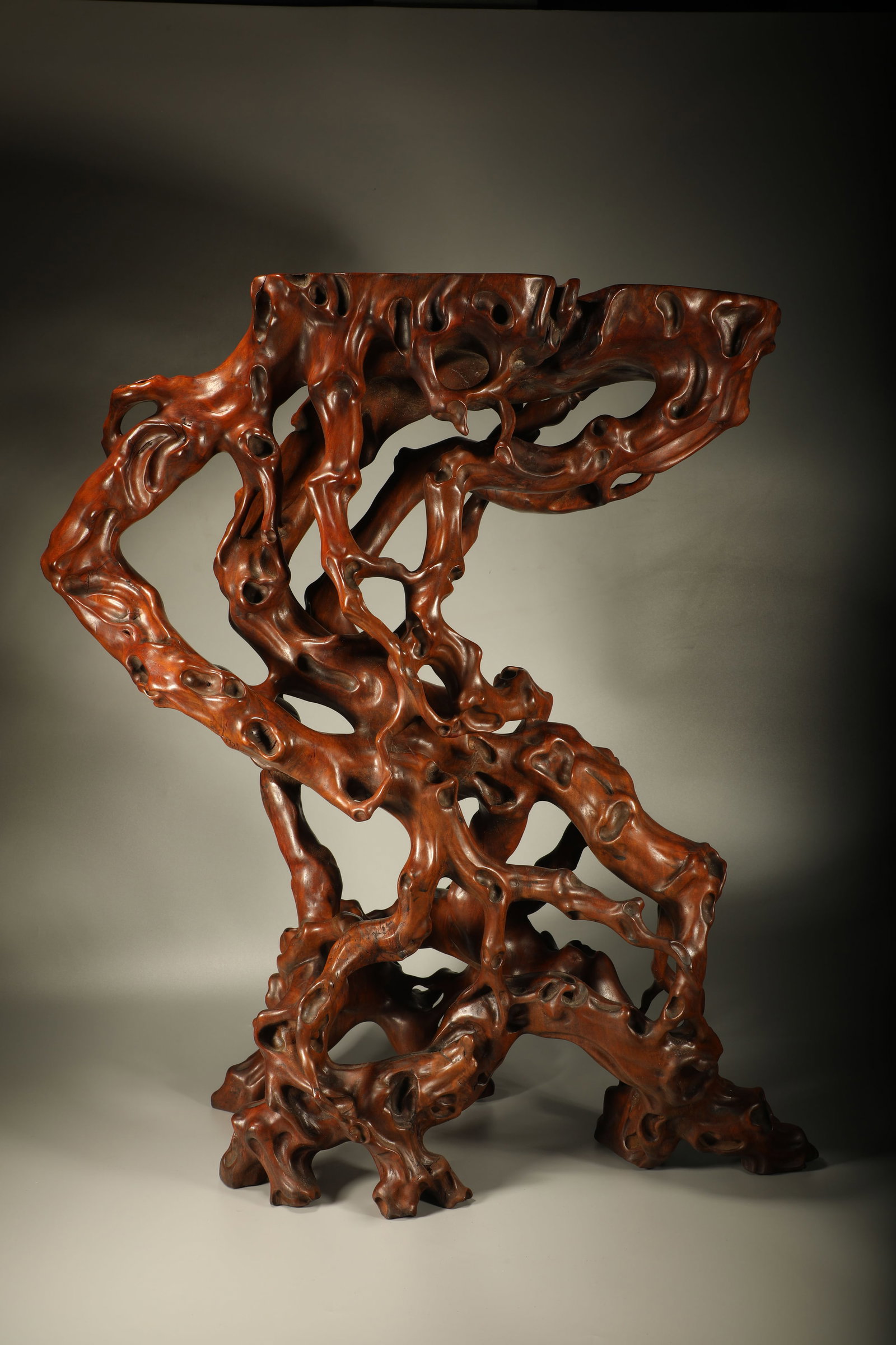 Wood Tree Burl Shape Base - 4