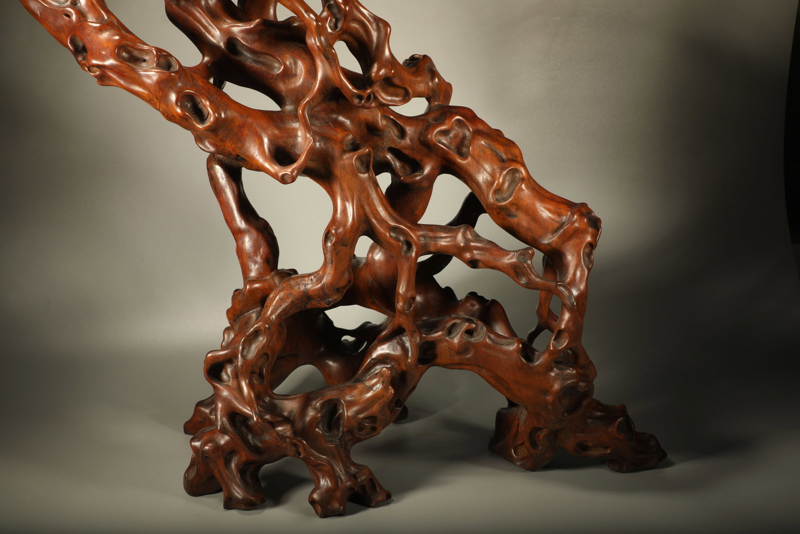 Wood Tree Burl Shape Base - 6