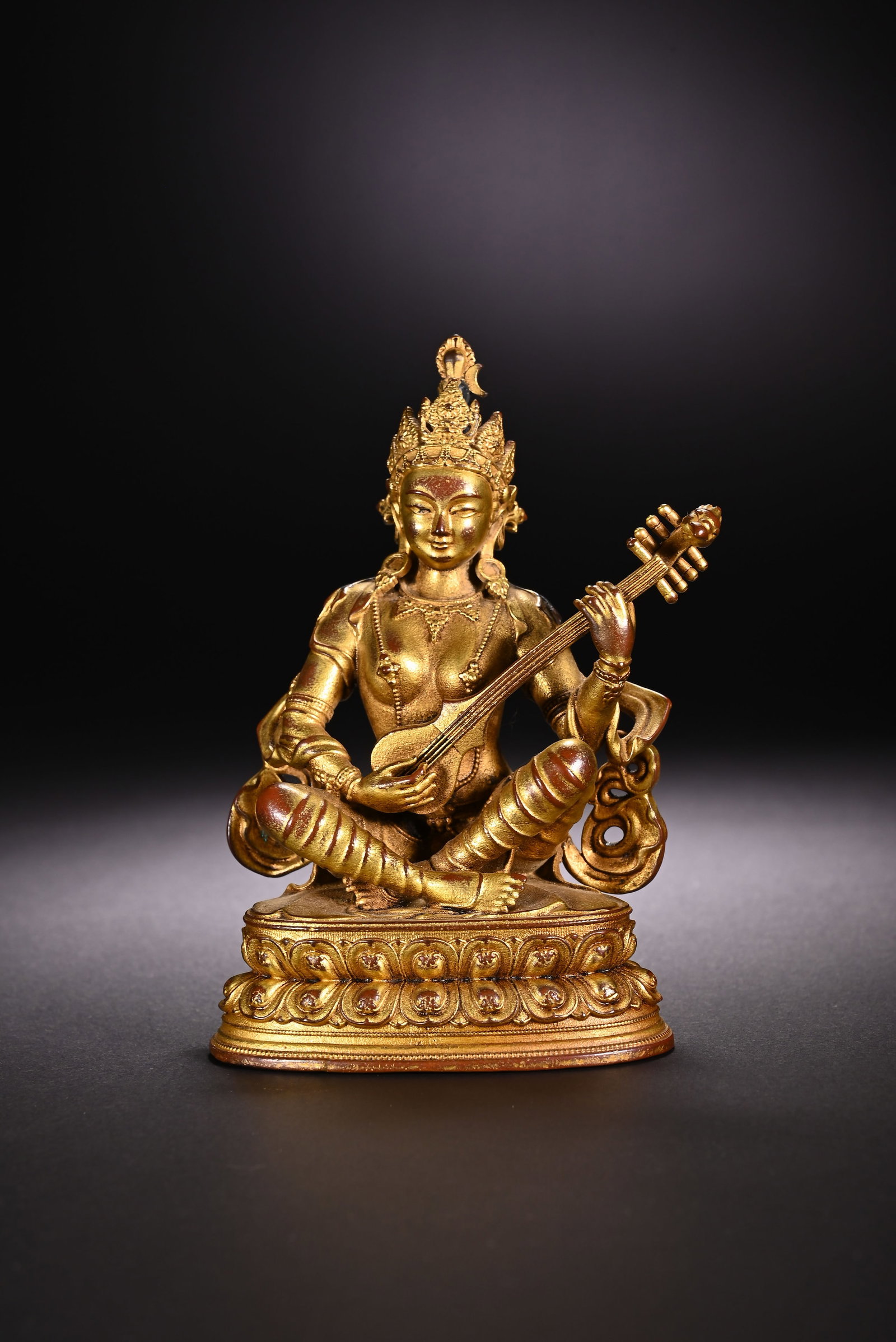 Gilt Bronze Laksmi Figure
