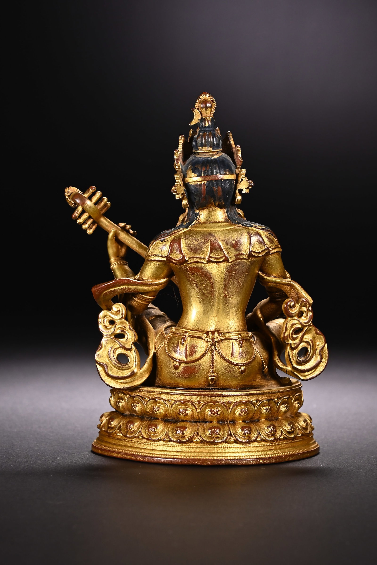 Gilt Bronze Laksmi Figure - 5