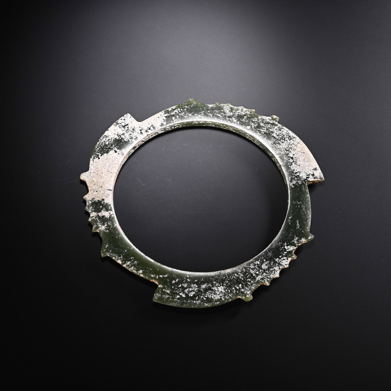Jade Carved Cloud Shape Xuanji: Jade Carved Cloud Shape Xuanji (14.7cm)