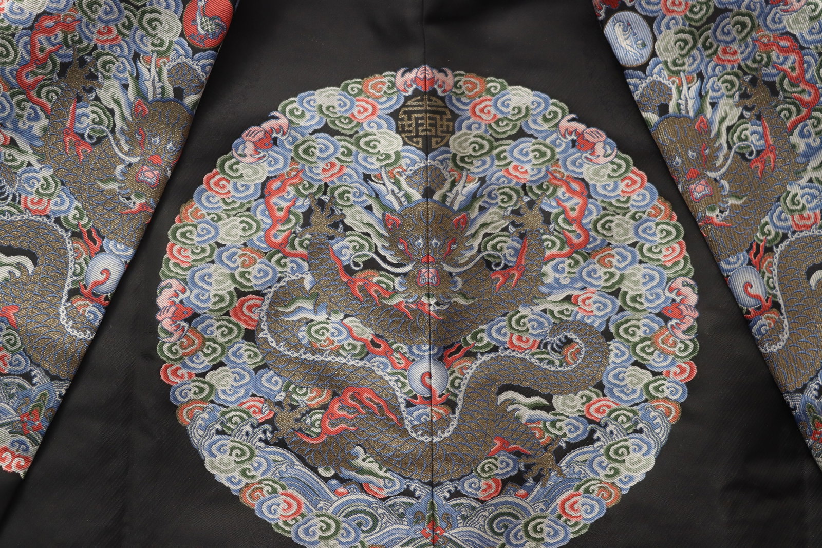 Silk Embroidery Cloud and Dragon Pattern Dragon Robe - 10