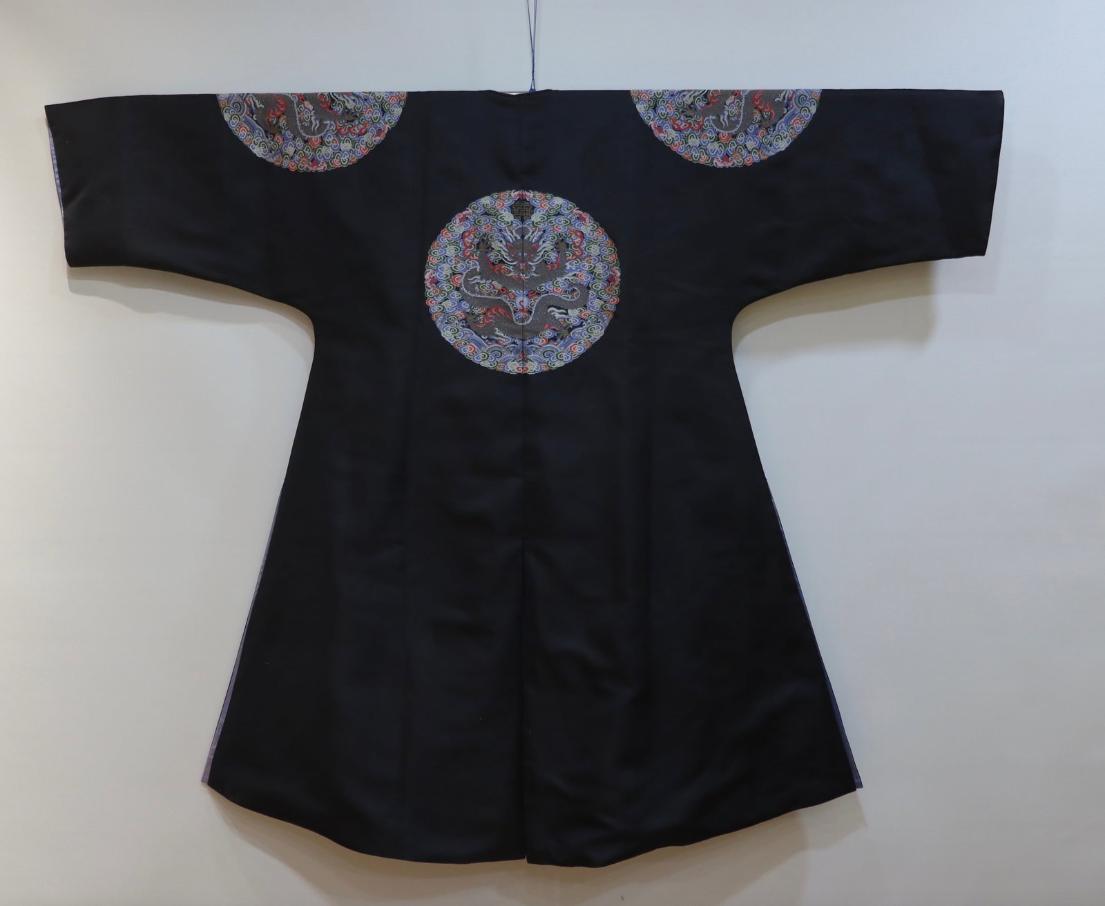 Silk Embroidery Cloud and Dragon Pattern Dragon Robe - 12