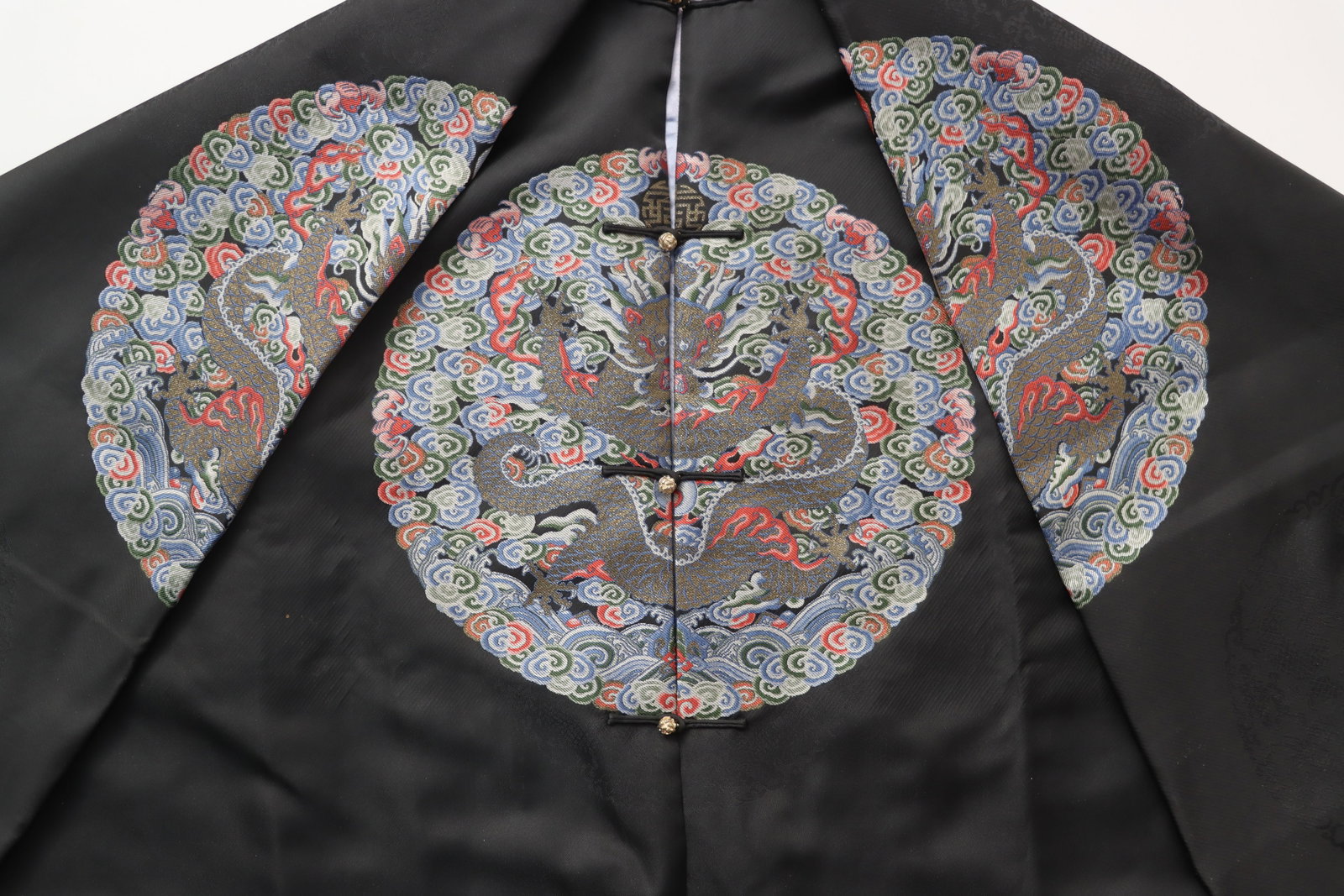 Silk Embroidery Cloud and Dragon Pattern Dragon Robe - 5