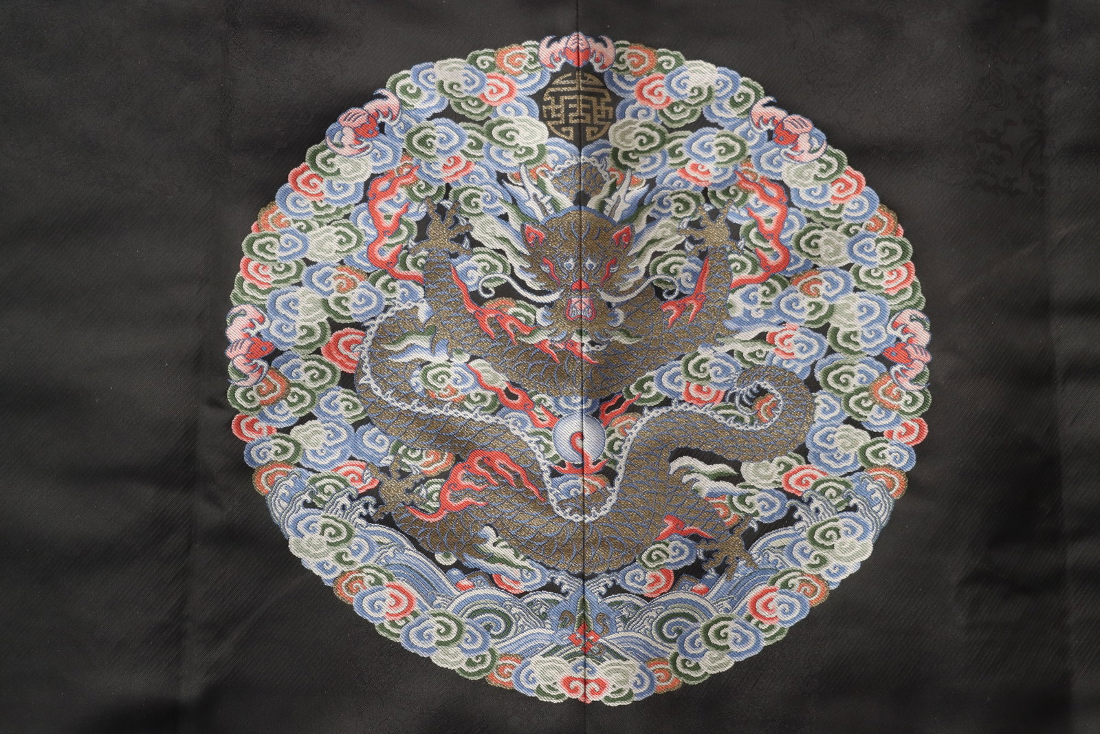 Silk Embroidery Cloud and Dragon Pattern Dragon Robe - 7
