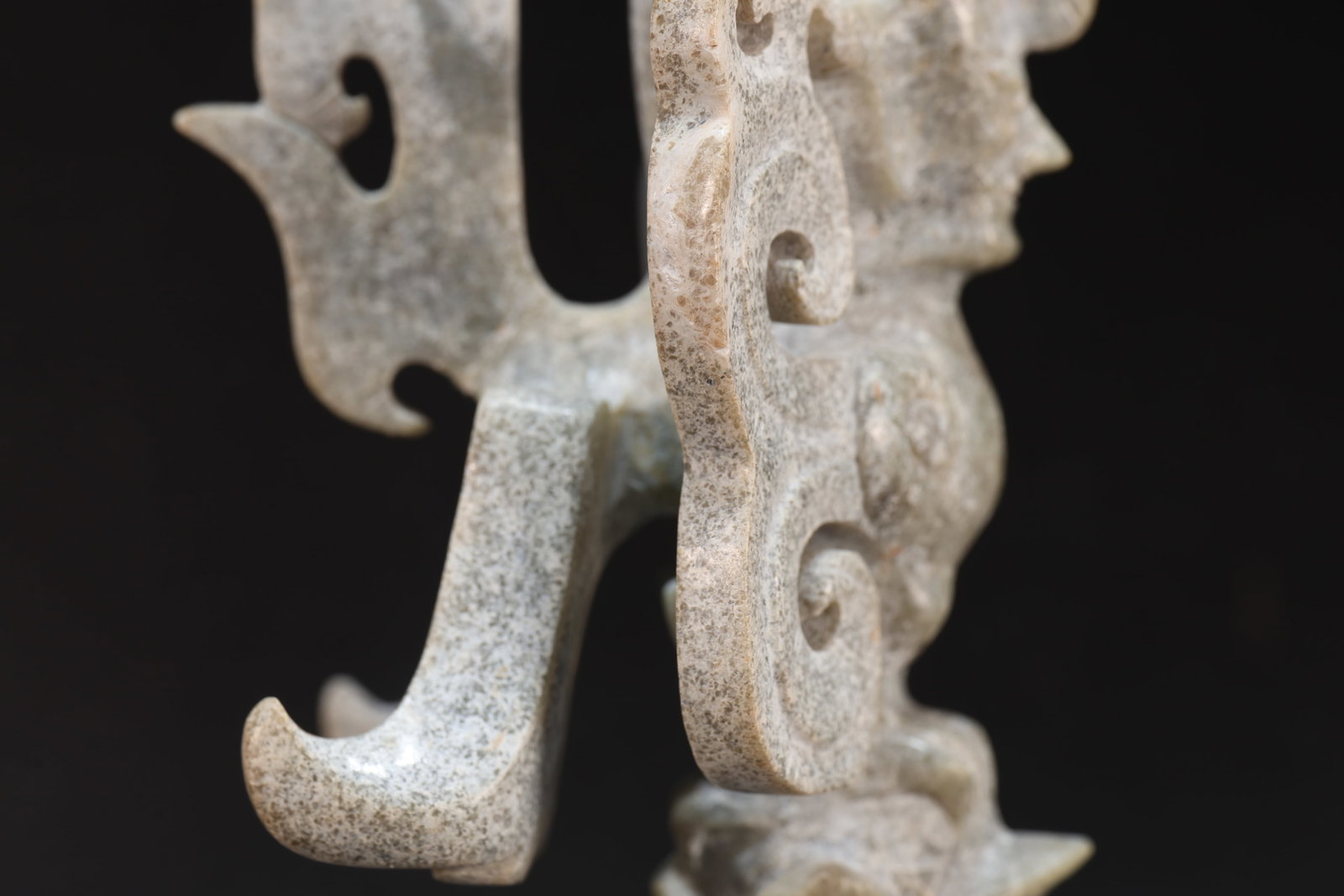 Jade Carved Beast Shape Figure - 12