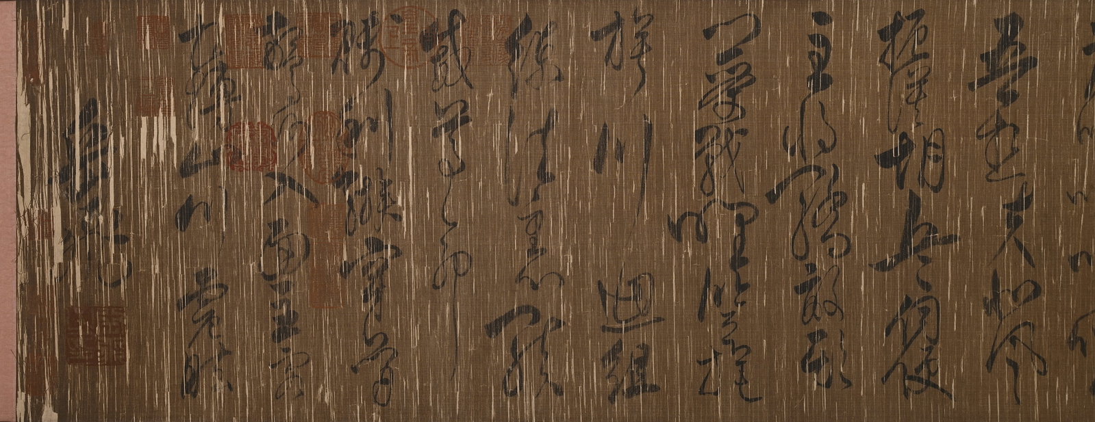 Chinese Writing Calligraphy Hand Scroll,Yue Fei Mark - 11