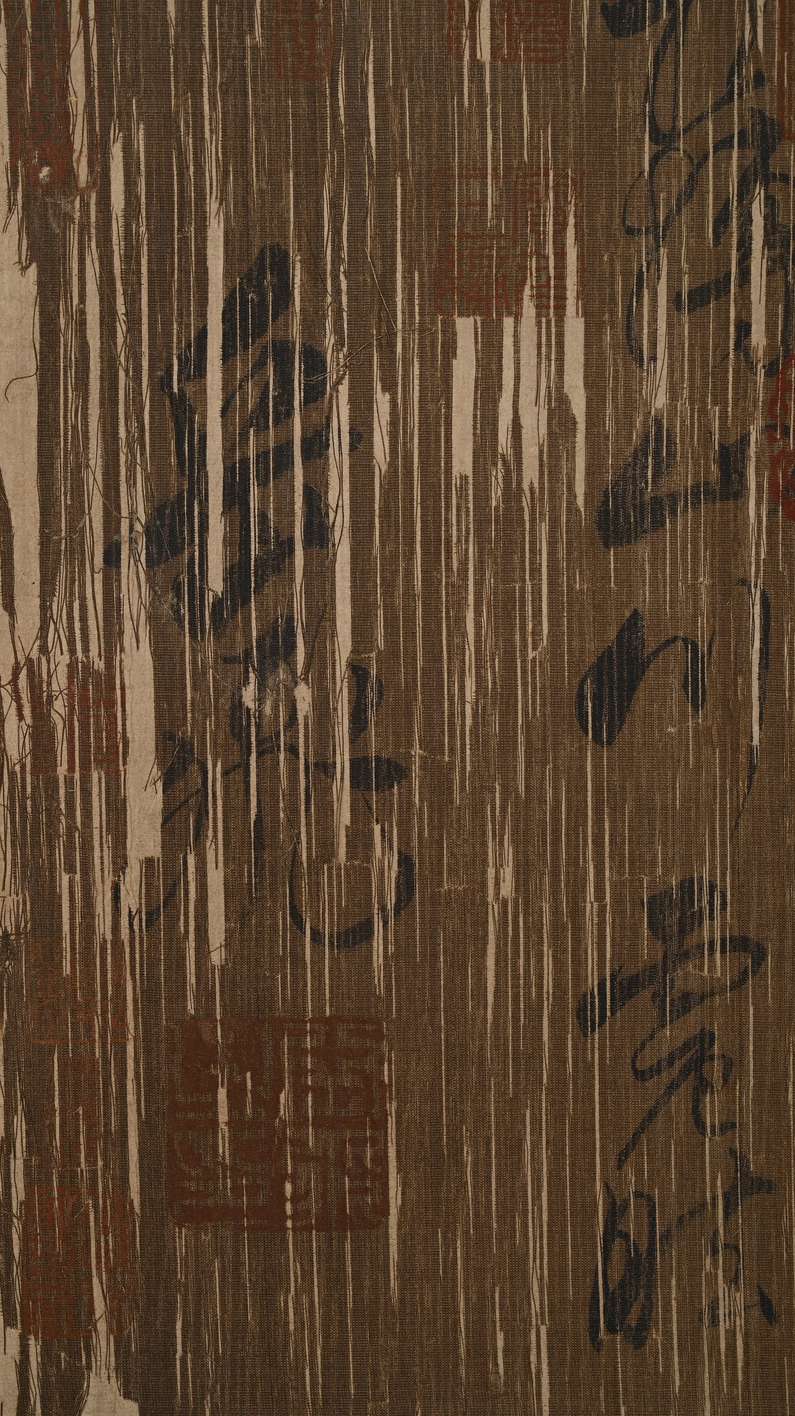 Chinese Writing Calligraphy Hand Scroll,Yue Fei Mark - 13