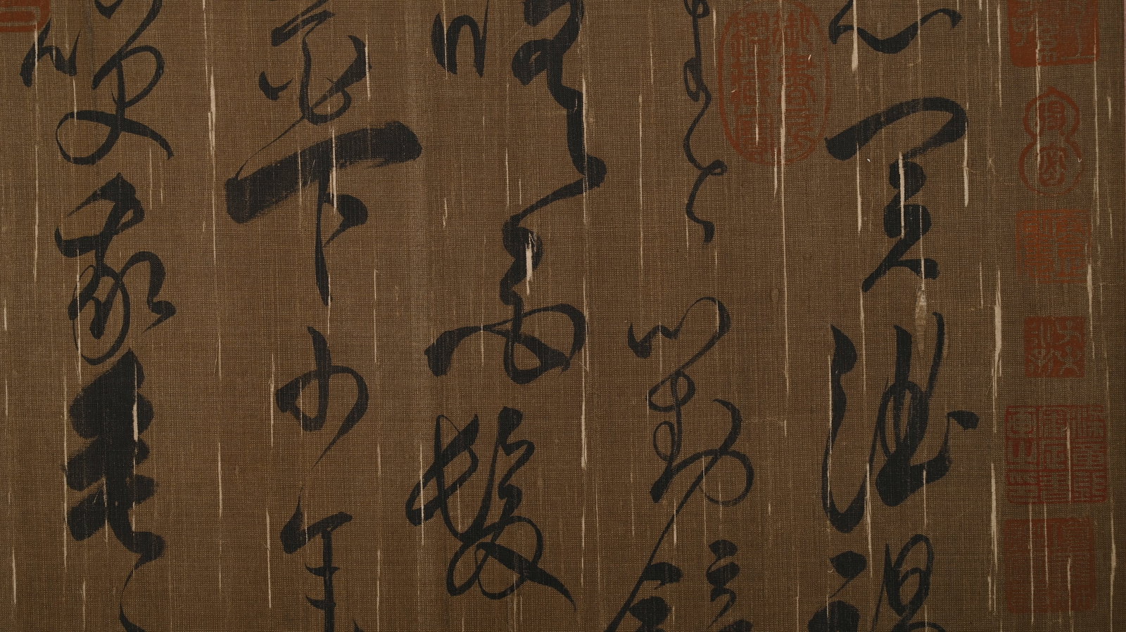 Chinese Writing Calligraphy Hand Scroll,Yue Fei Mark - 6