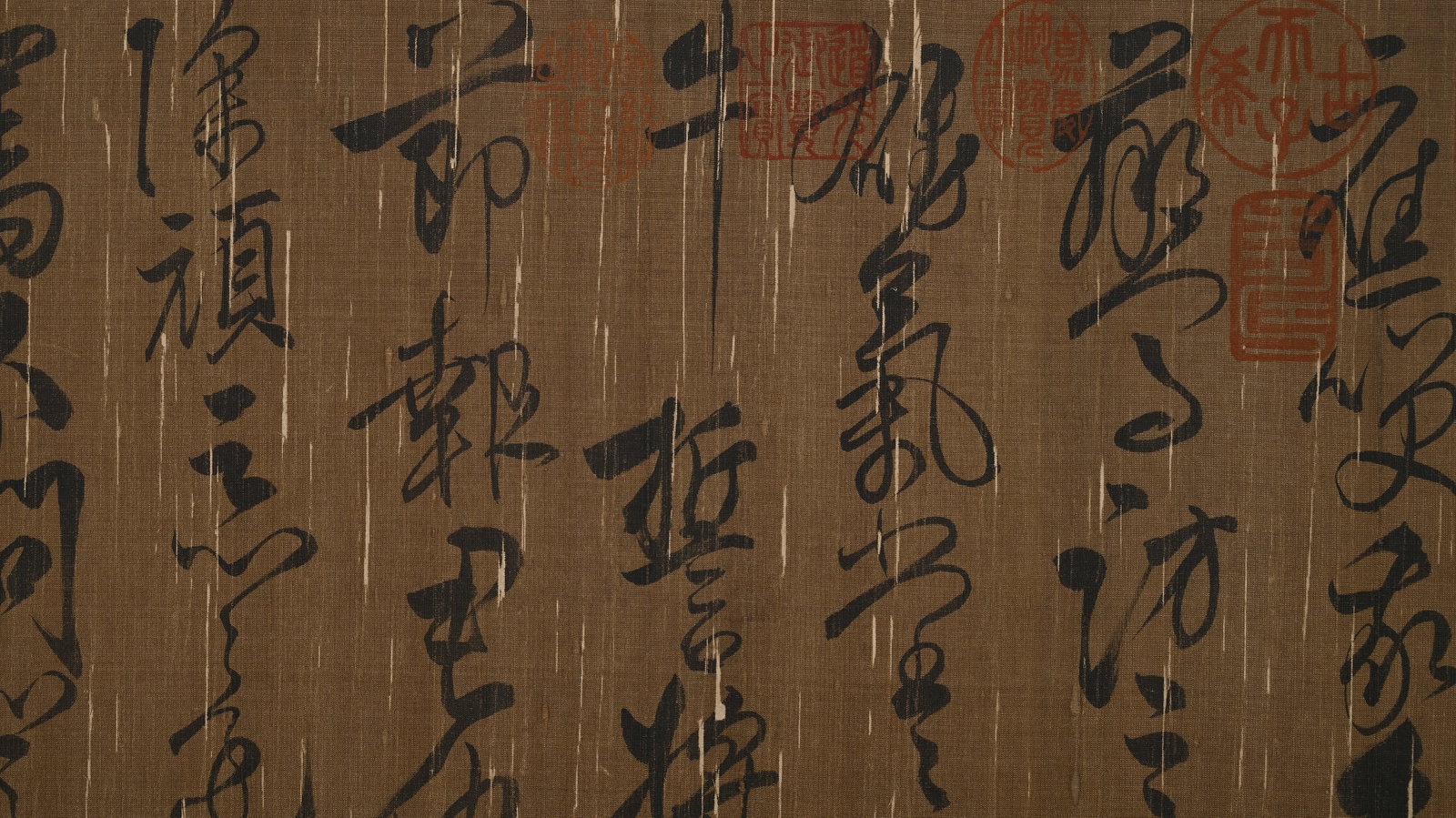 Chinese Writing Calligraphy Hand Scroll,Yue Fei Mark - 7