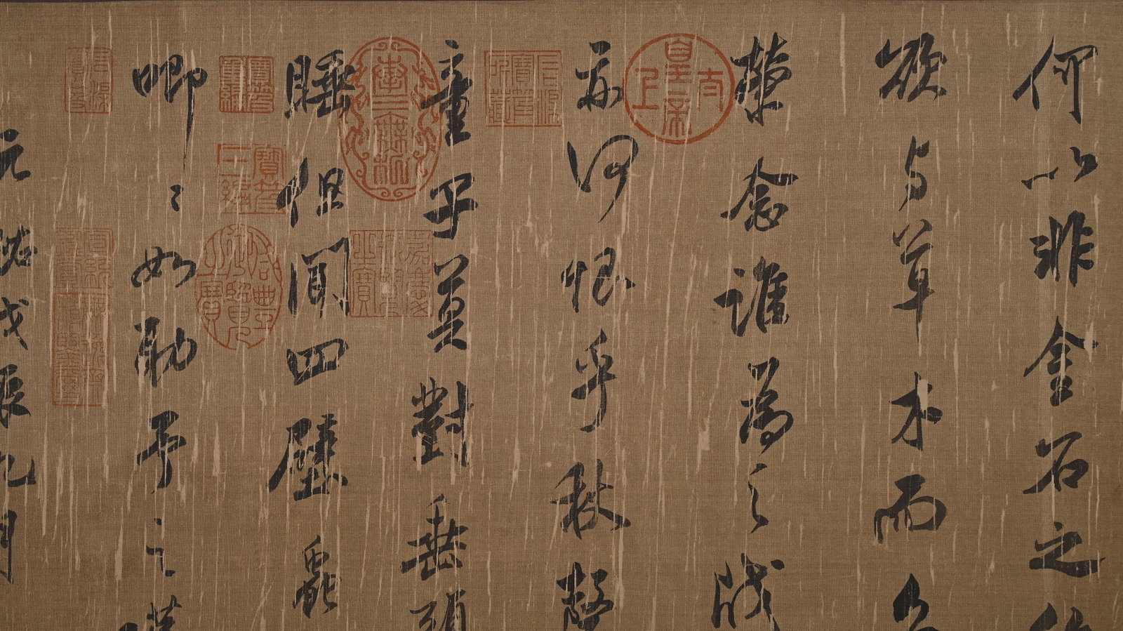 Chinese Writing Calligraphy Hand Scroll,Mi Fu Mark - 13