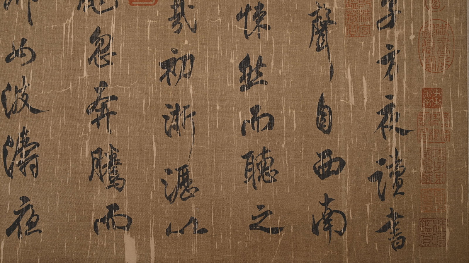 Chinese Writing Calligraphy Hand Scroll,Mi Fu Mark - 6