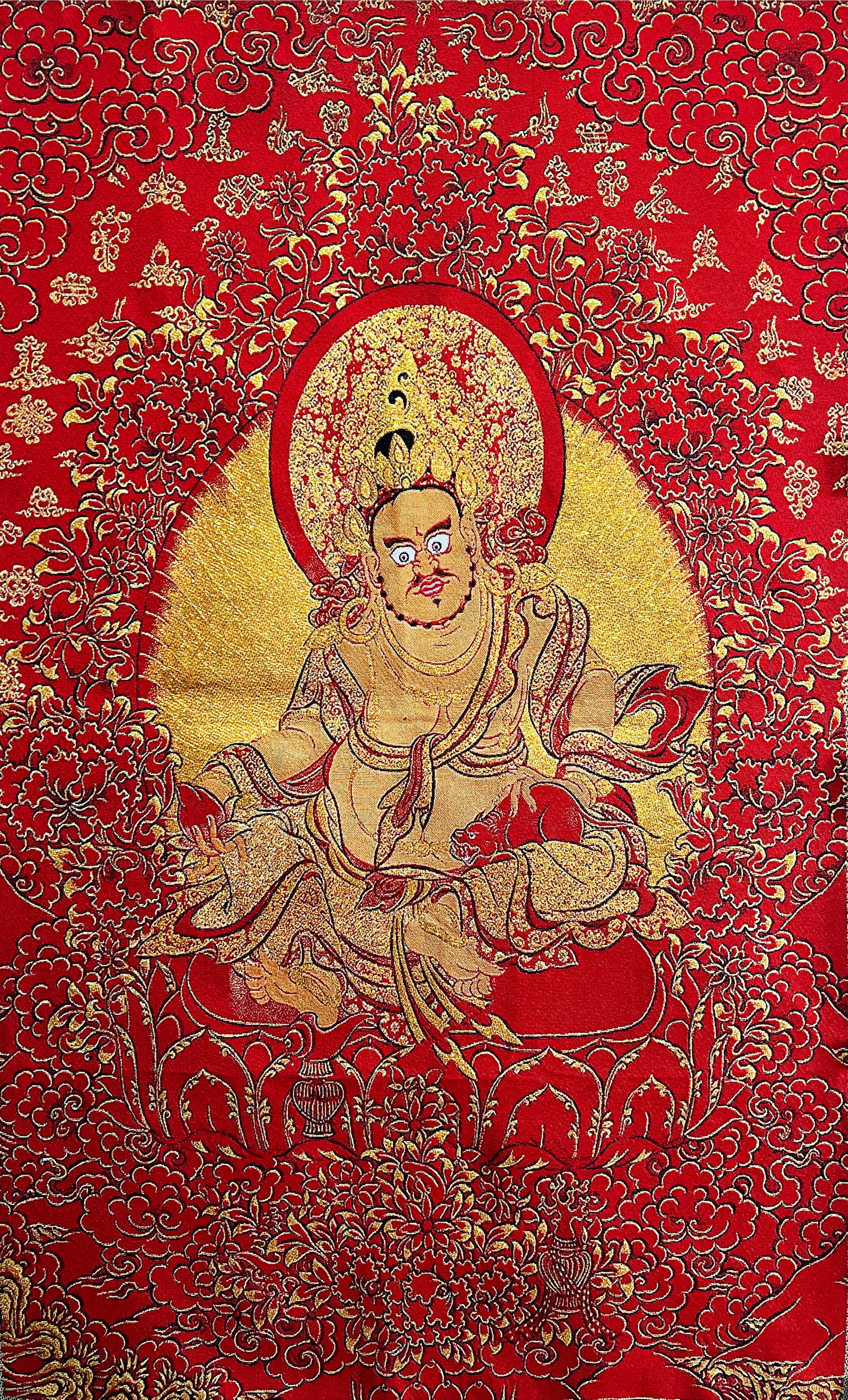 Weaving and Embroidery of Jambahala Statue (1 of 8)