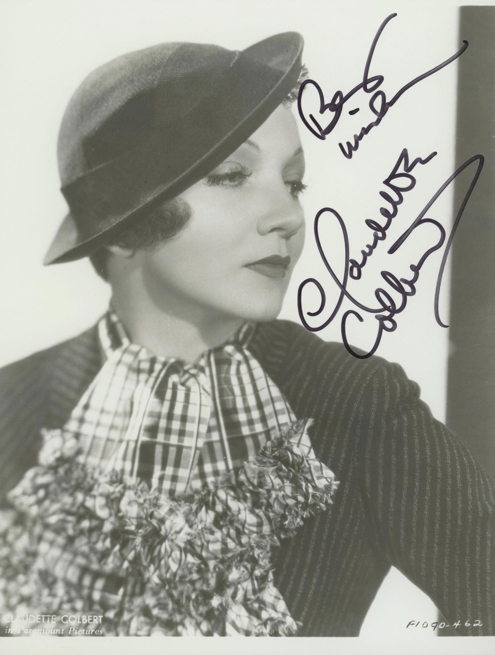 Claudette Colbert signed photo (1 of 1)