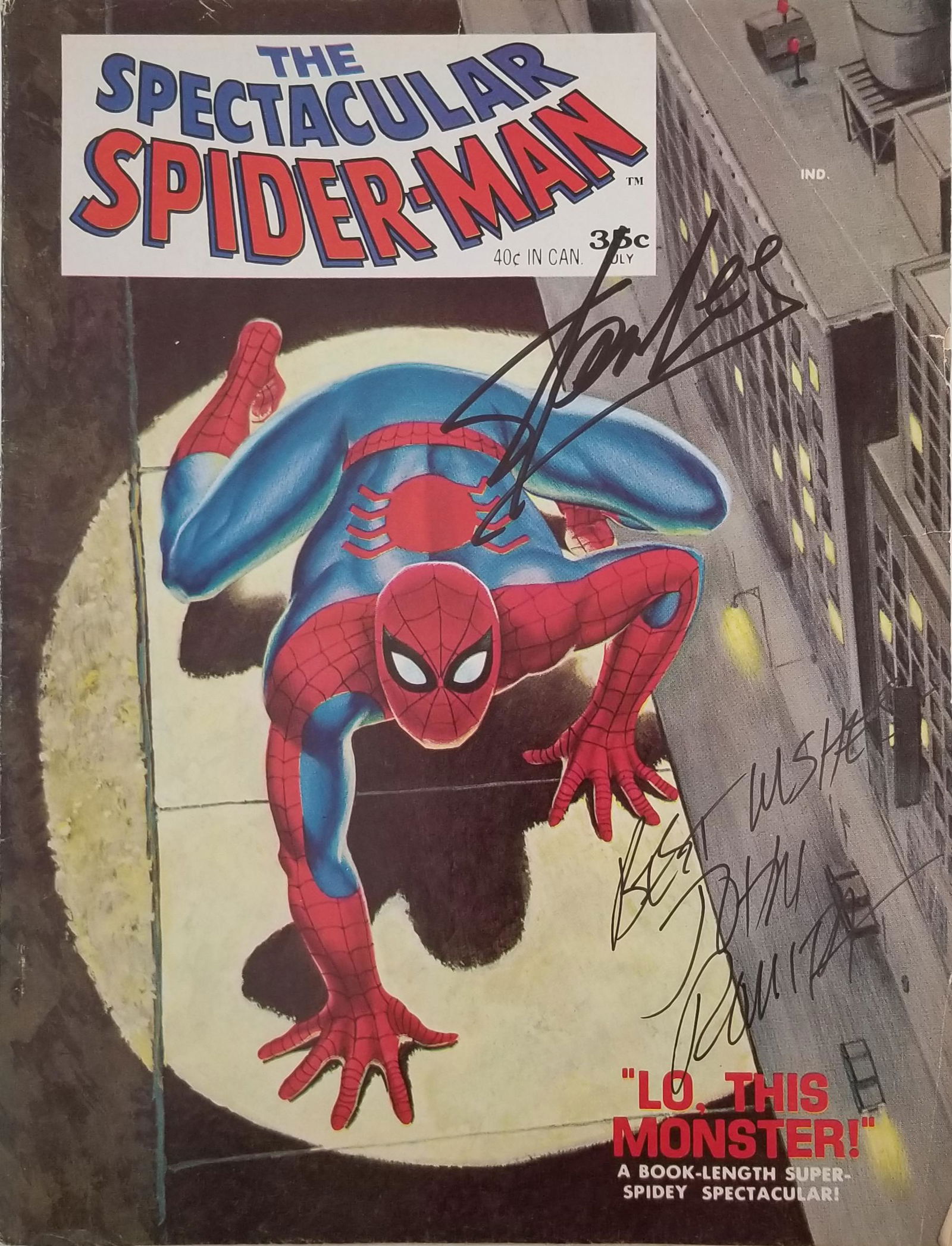Spider Man signed comic book (1 of 1)