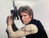 Harrison Ford signed Han Solo photo