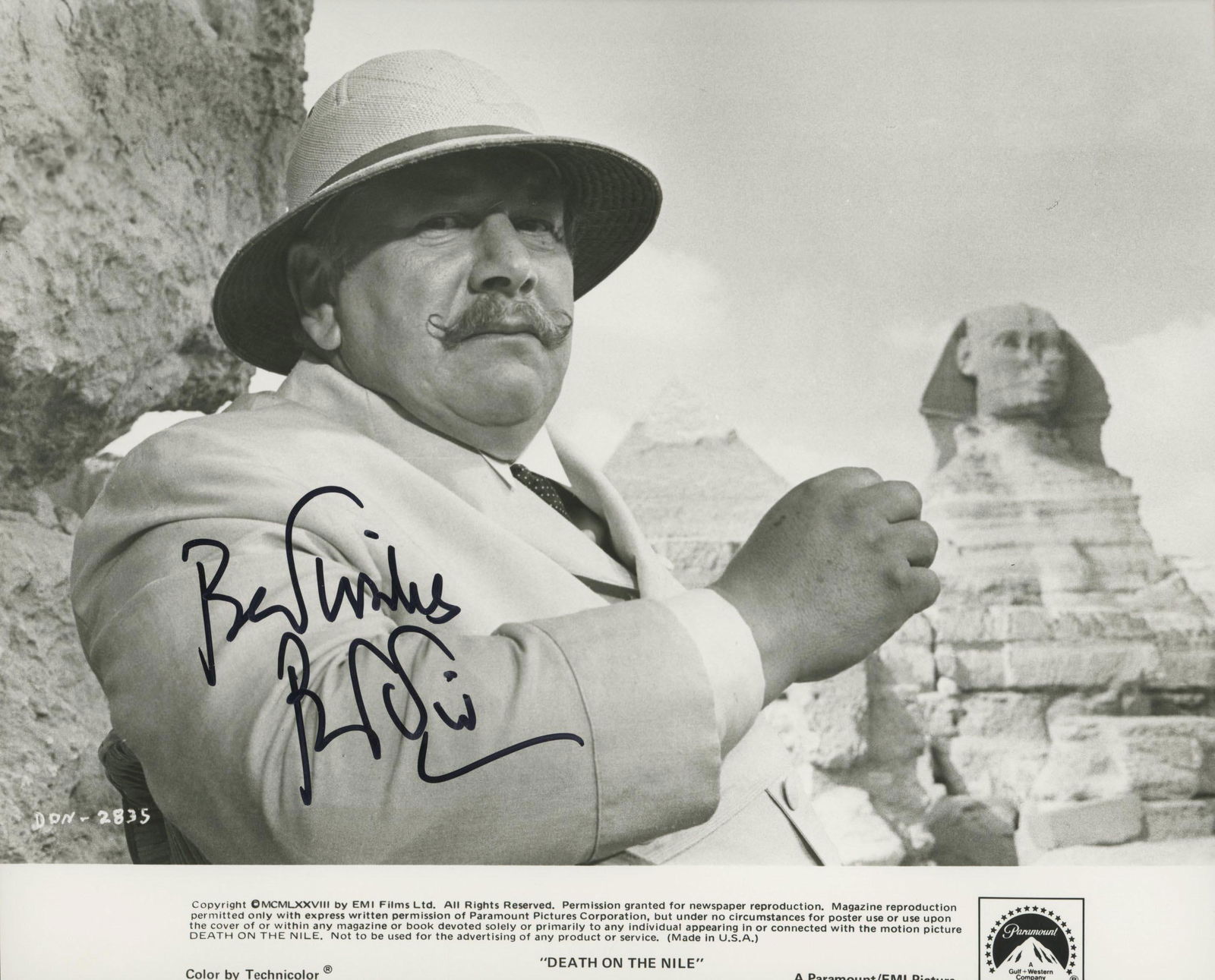 Death on the Nile signed movie photo (1 of 1)