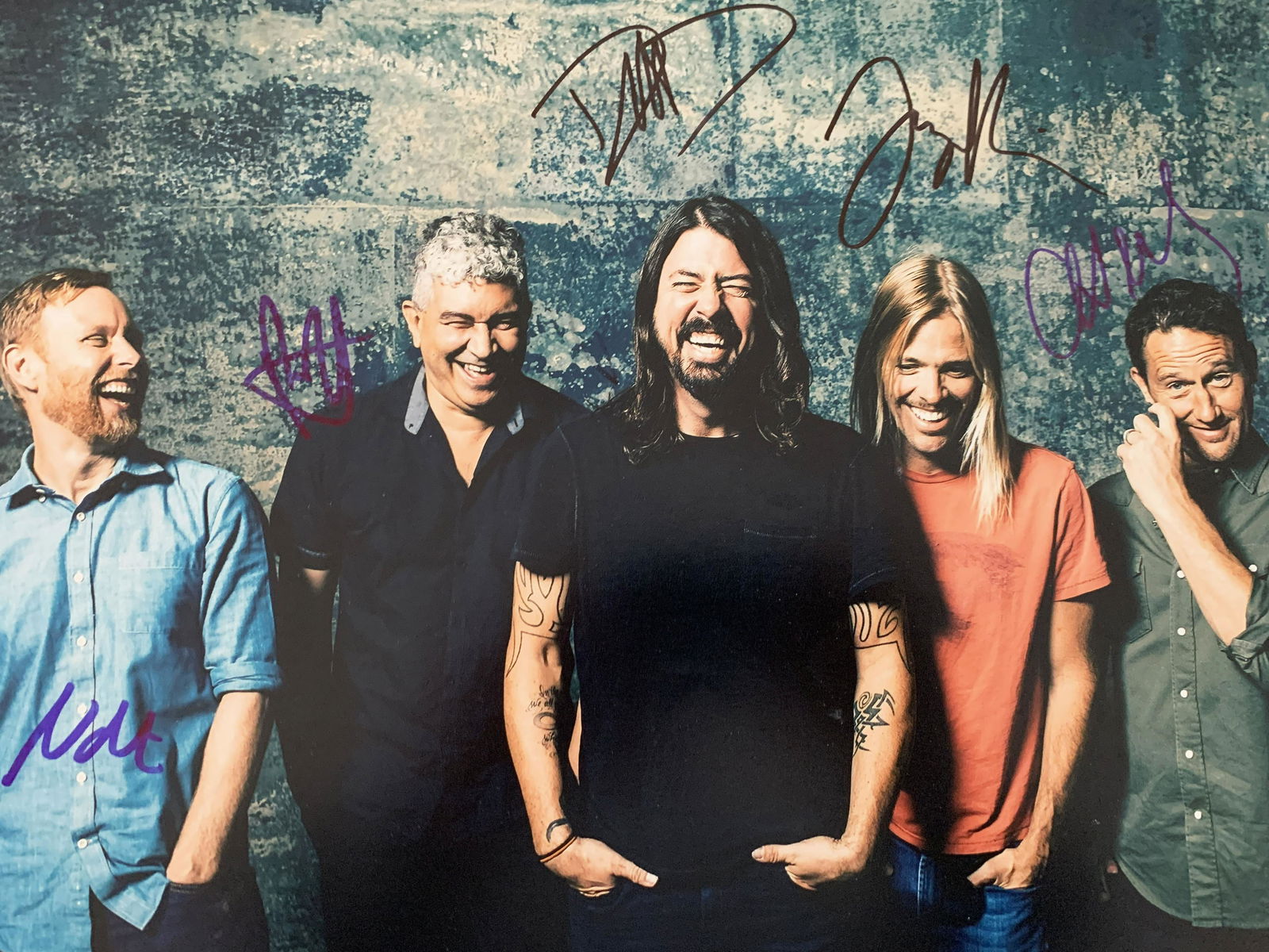 Foo Fighters signed photo (1 of 1)