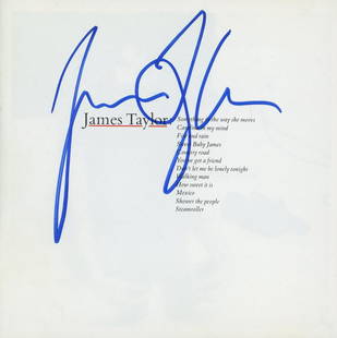 James Taylor autographed CD cover: James Taylor autographed CD coverâ€”-This autograph is certified by a 20 year plus member of IADA (International Autograph Dealers Association) , UACC (Universal Autograph Collectors Club), IACC