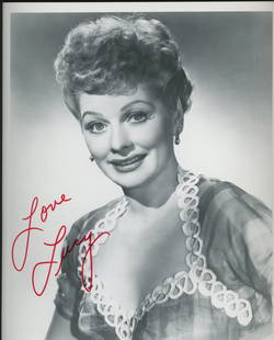 Lucille Ball signed photo: This is a custom framed Lucille Ball signed photo. 11x14 inâ€”-This autograph is certified by a 20 year plus member of IADA (International Autograph Dealers Association) , UACC (Universal