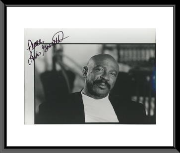 Louis Gossett Jr. signed photo: Louis Gossett Jr. autographed photo 8x10 inches.â€”-This autograph is certified by a 20 year plus member of IADA (International Autograph Dealers Association) , UACC (Universal Autograph