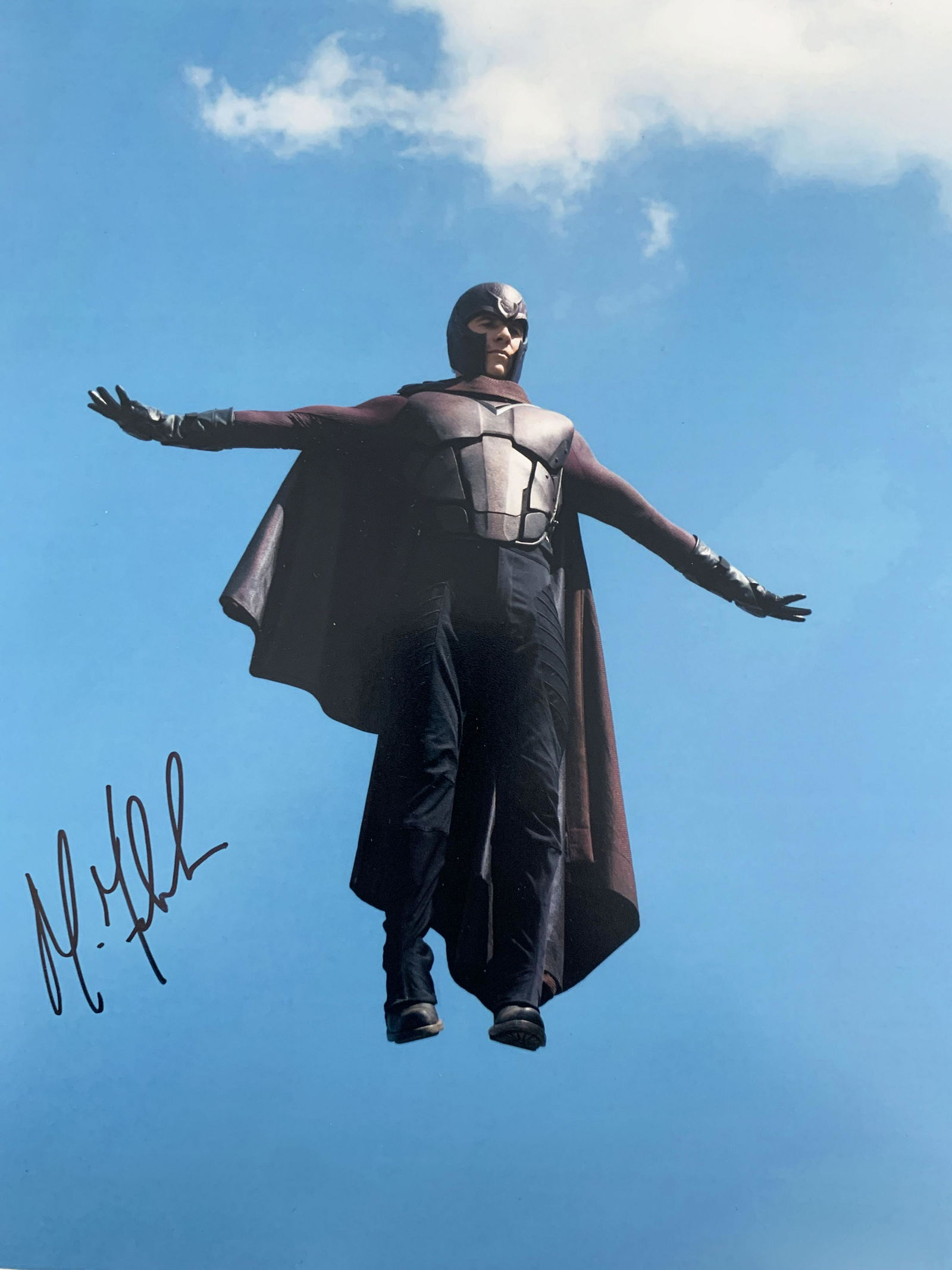 X-Men Michael Fassbender signed movie photo (1 of 1)