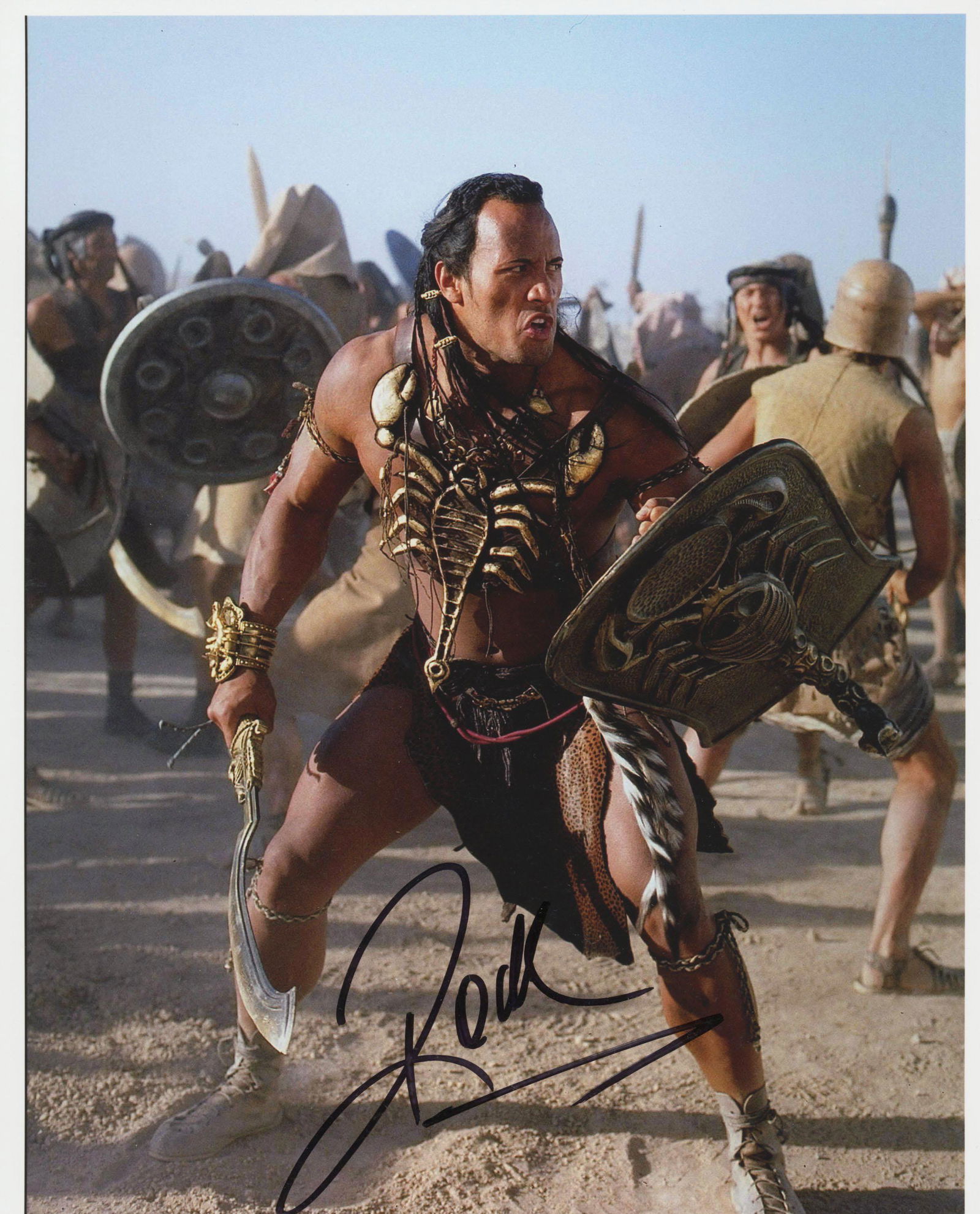 Dwayne Johnson The Rock signed photo (1 of 1)