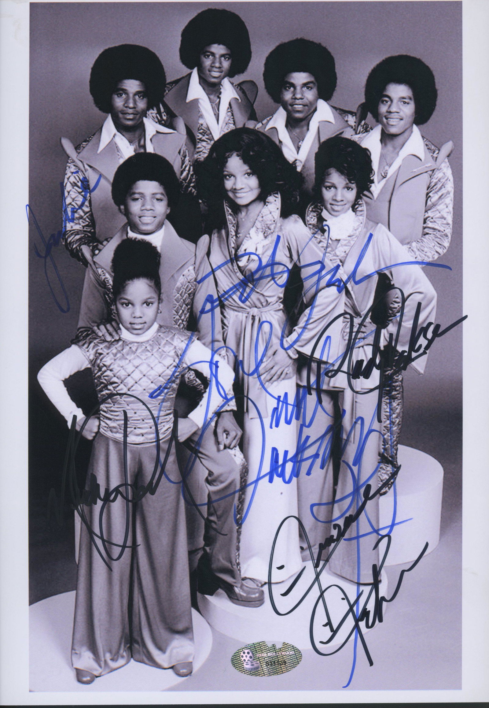 The Jackson family signed photo (1 of 1)