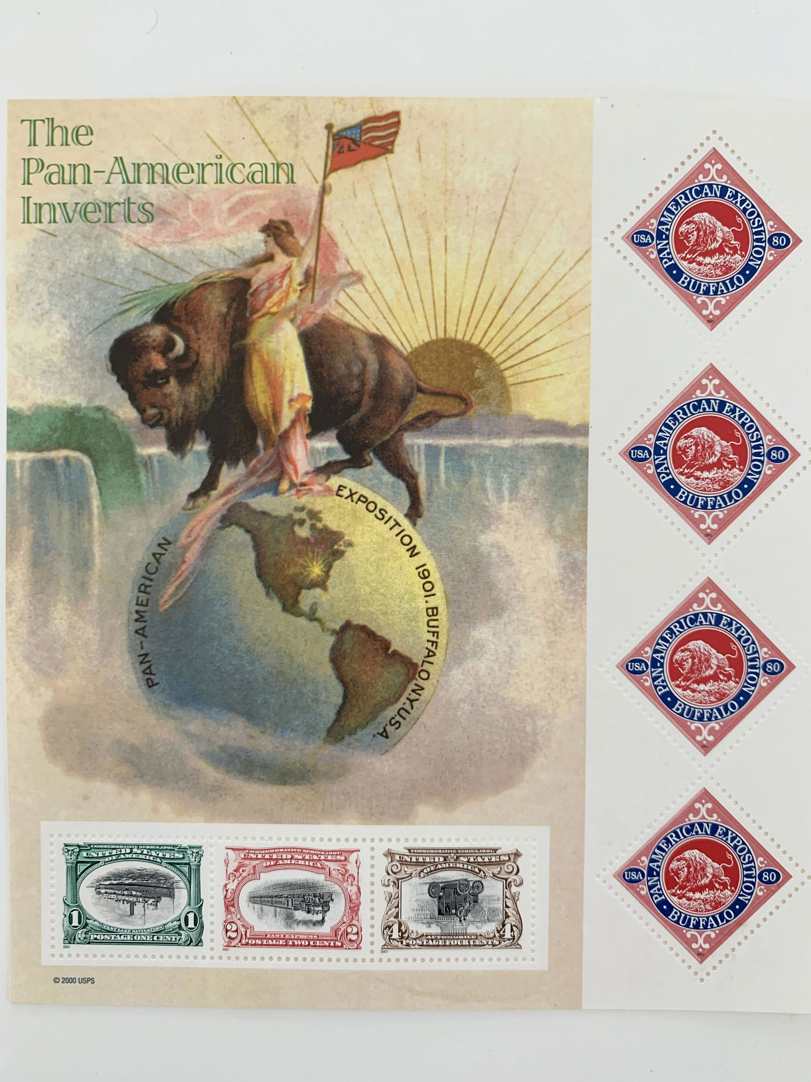 Pan-American Inverts Stamp Sheet (1 of 1)