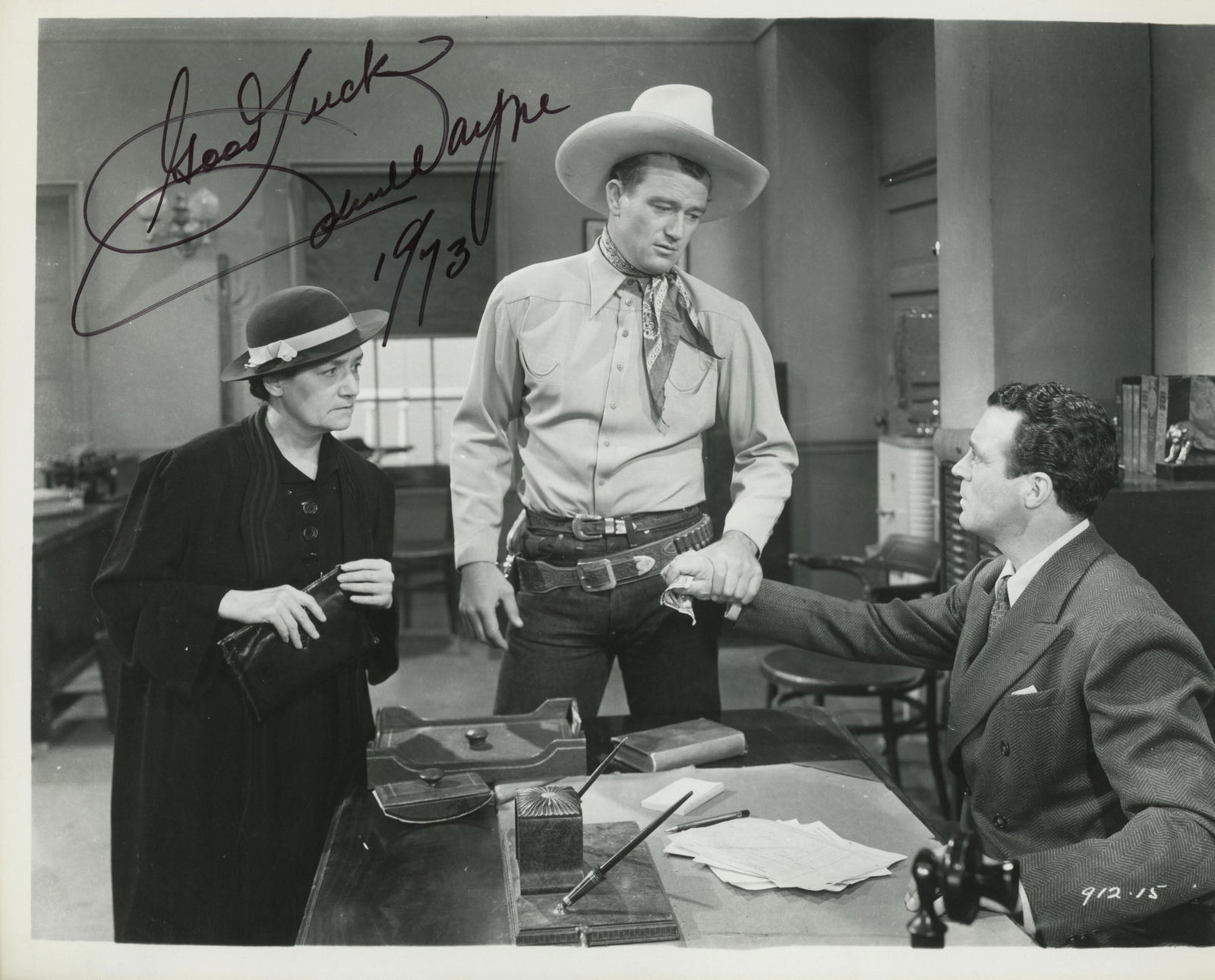 John Wayne signed photo (1 of 1)