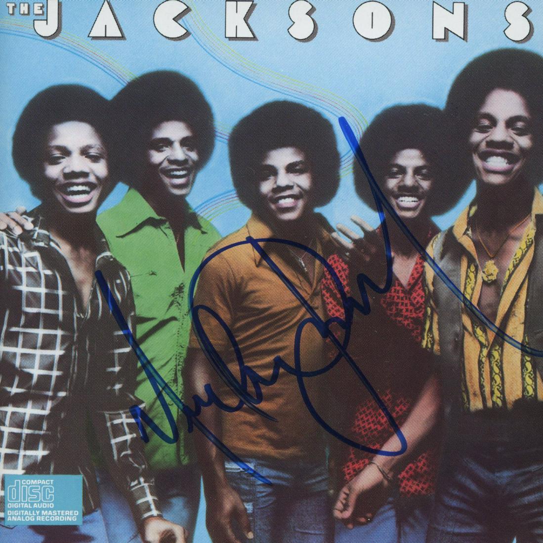 Michael Jackson signed CD cover (1 of 1)