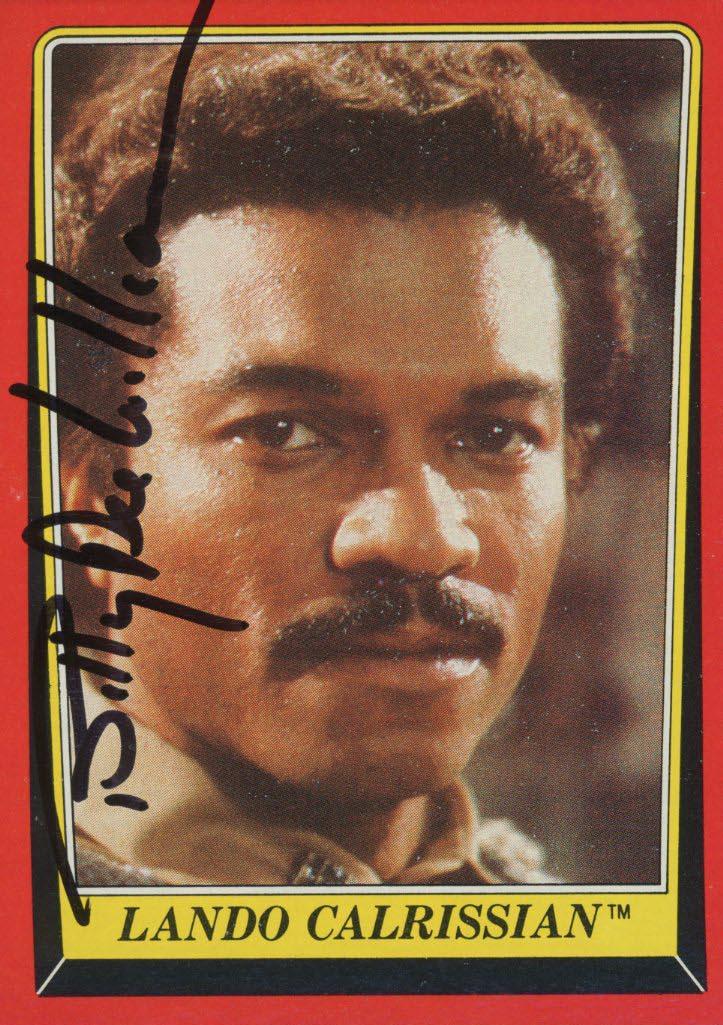 Return of the Jedi Billy Dee Williams signed Lando (1 of 1)