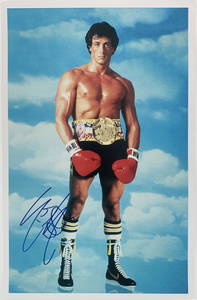 Sylvester Stallone signed photo