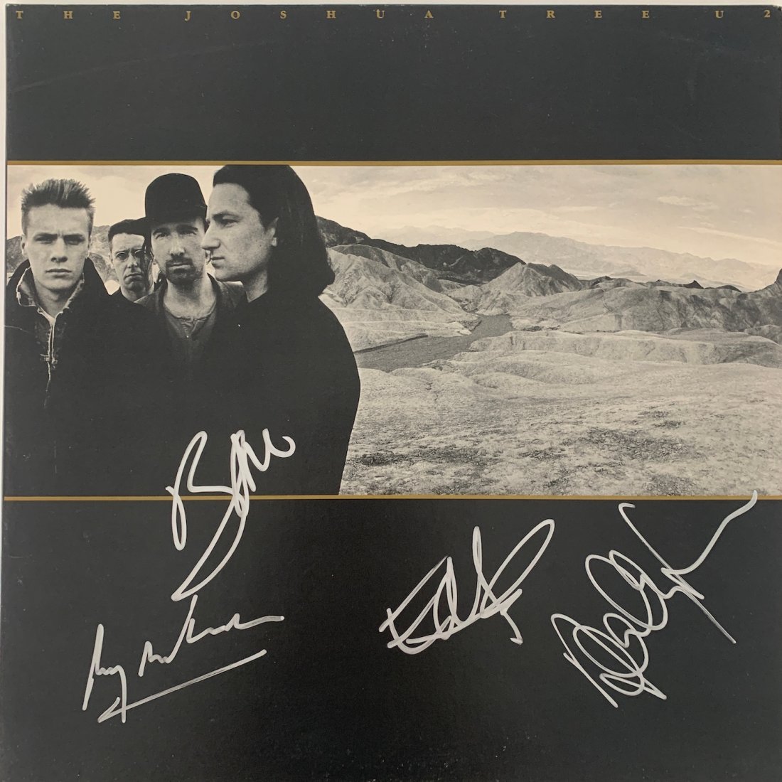 U2 Joshua Tree signed album (1 of 1)