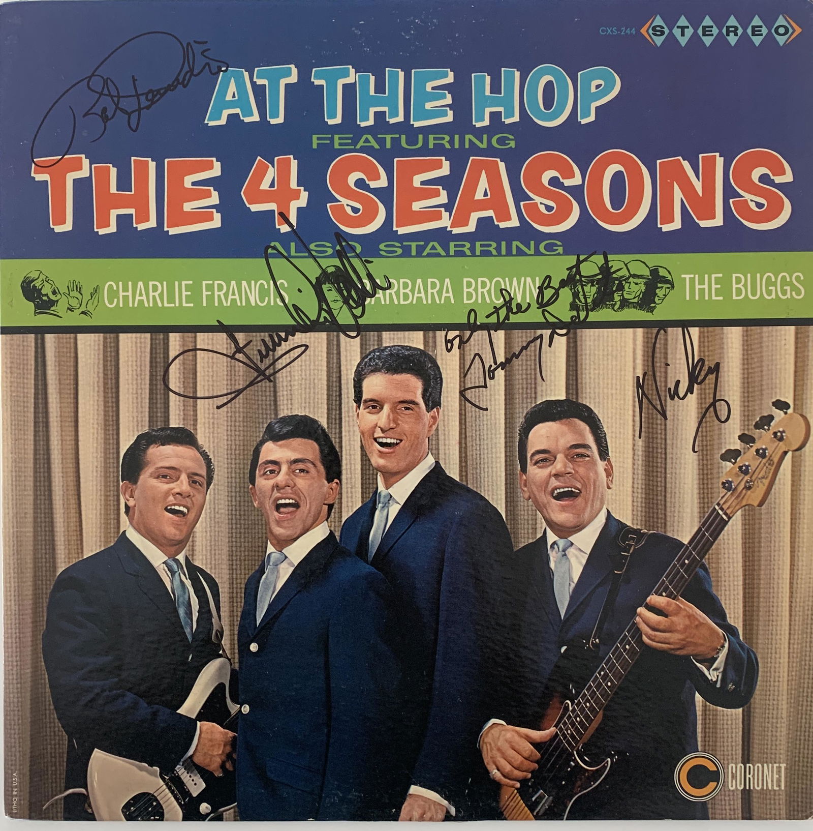 The 4 Seasons At The Hop signed album (1 of 1)