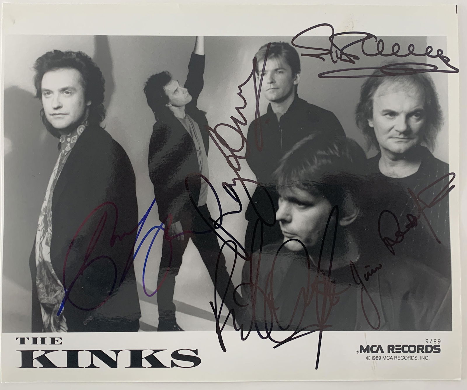 The Kinks signed photo (1 of 1)