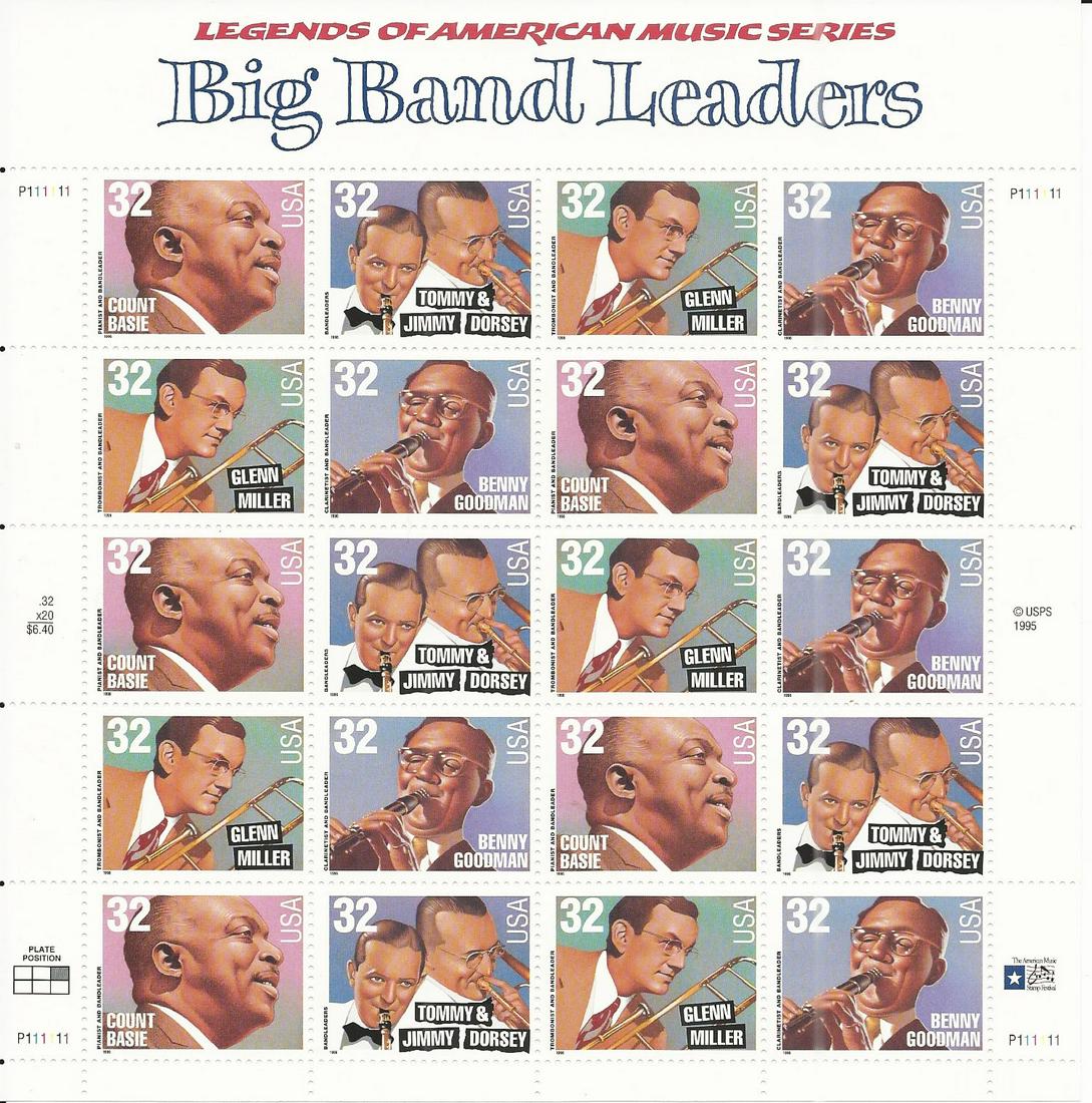 Big Band Leaders Stamps (1 of 1)