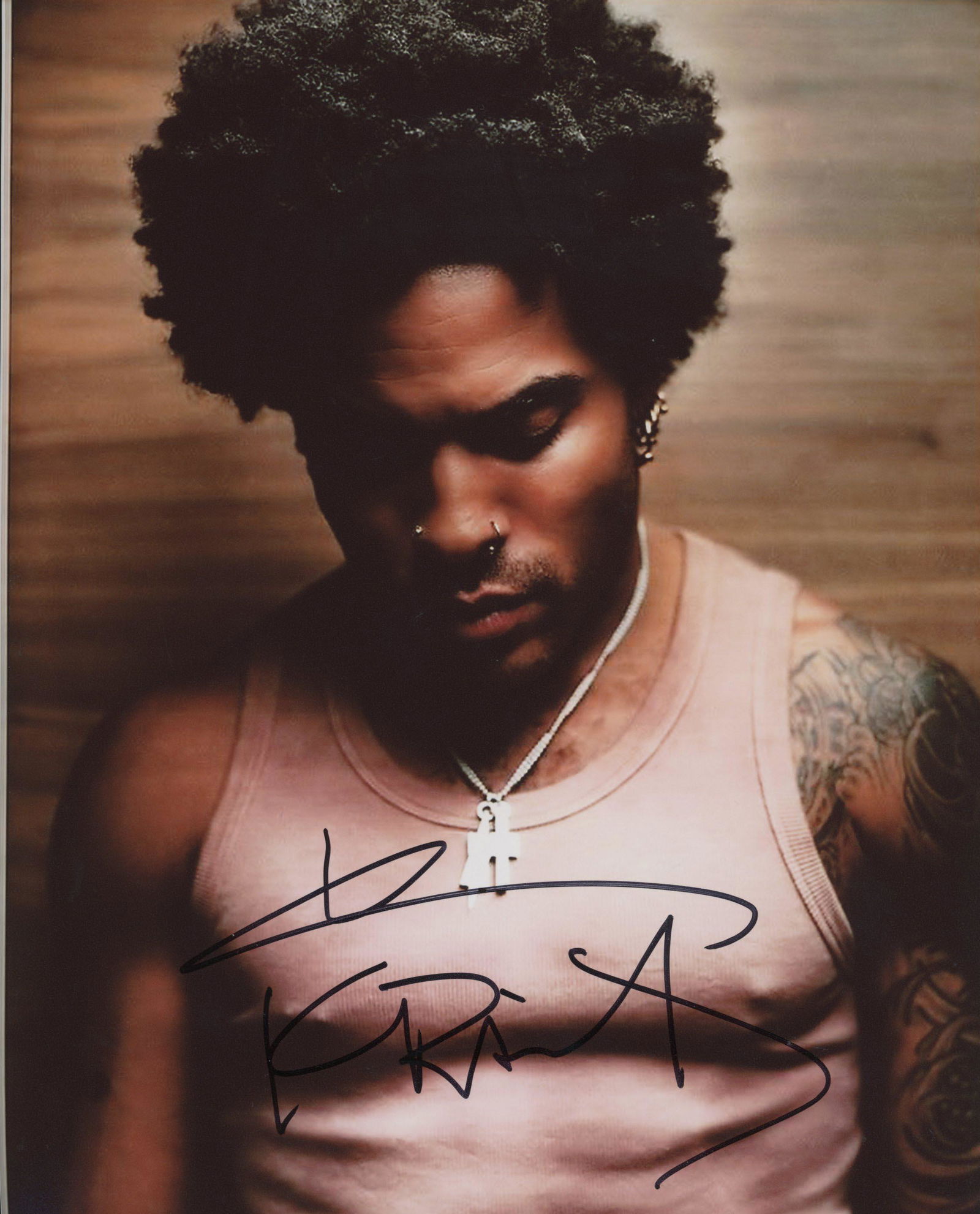 Lenny Kravitz signed photo (1 of 1)