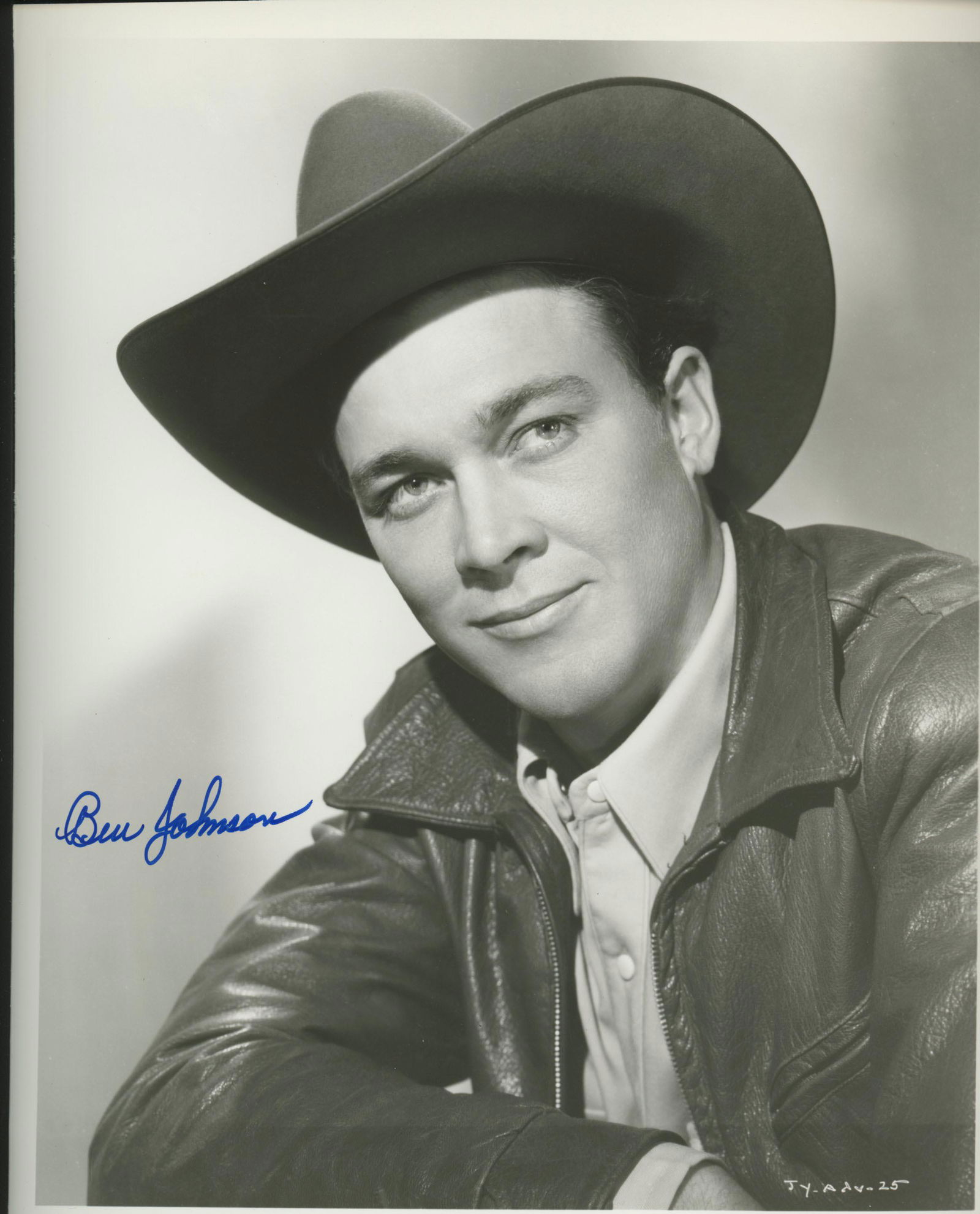 Ben Johnson signed photo: Ben Johnson signed photo.â€”This autograph is certified by a 20 year plus member of IADA (International Autograph Dealers Association) , UACC (Universal Autograph Collectors Club), IACC - Interna