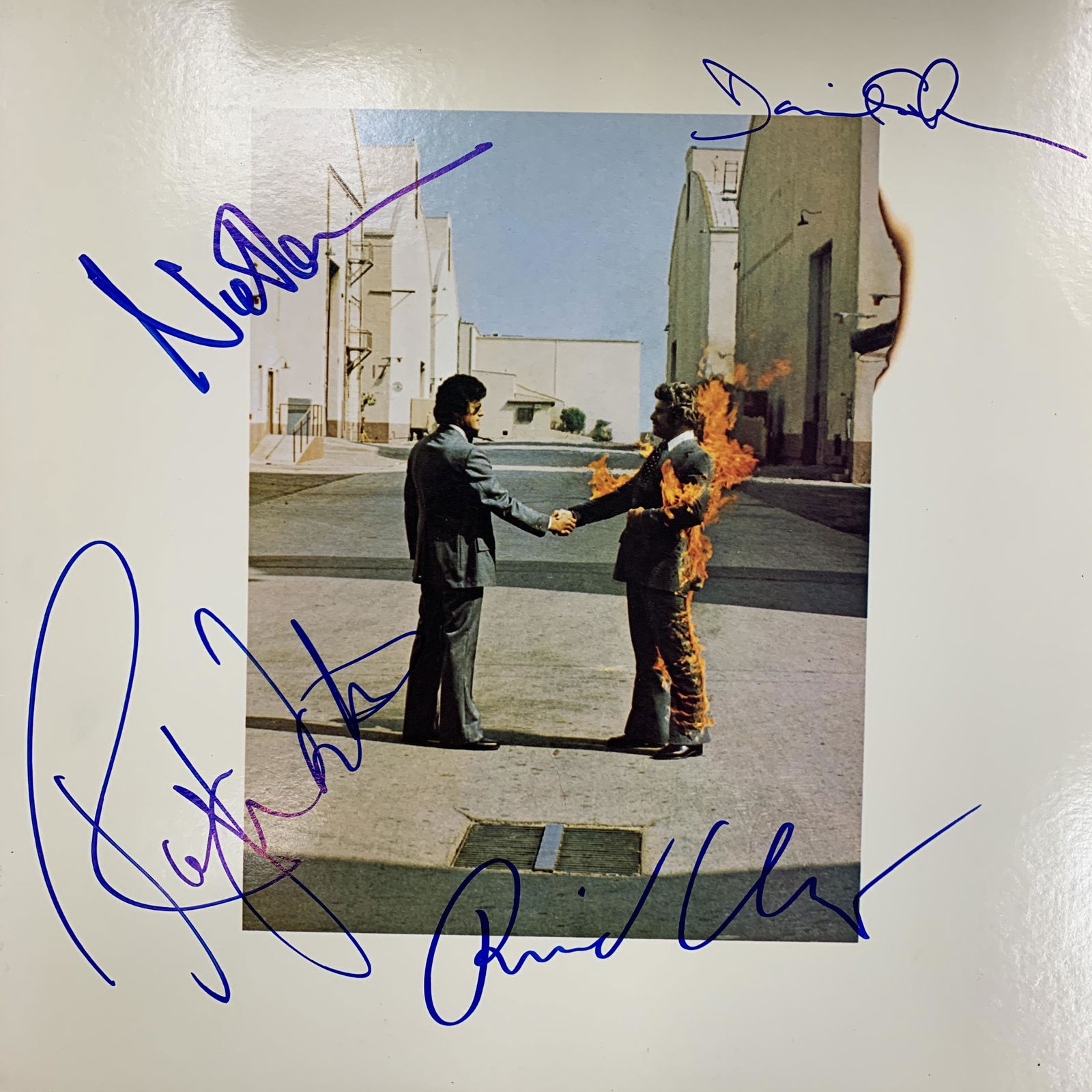Pink Floyd Wish You Were Here signed album (1 of 1)