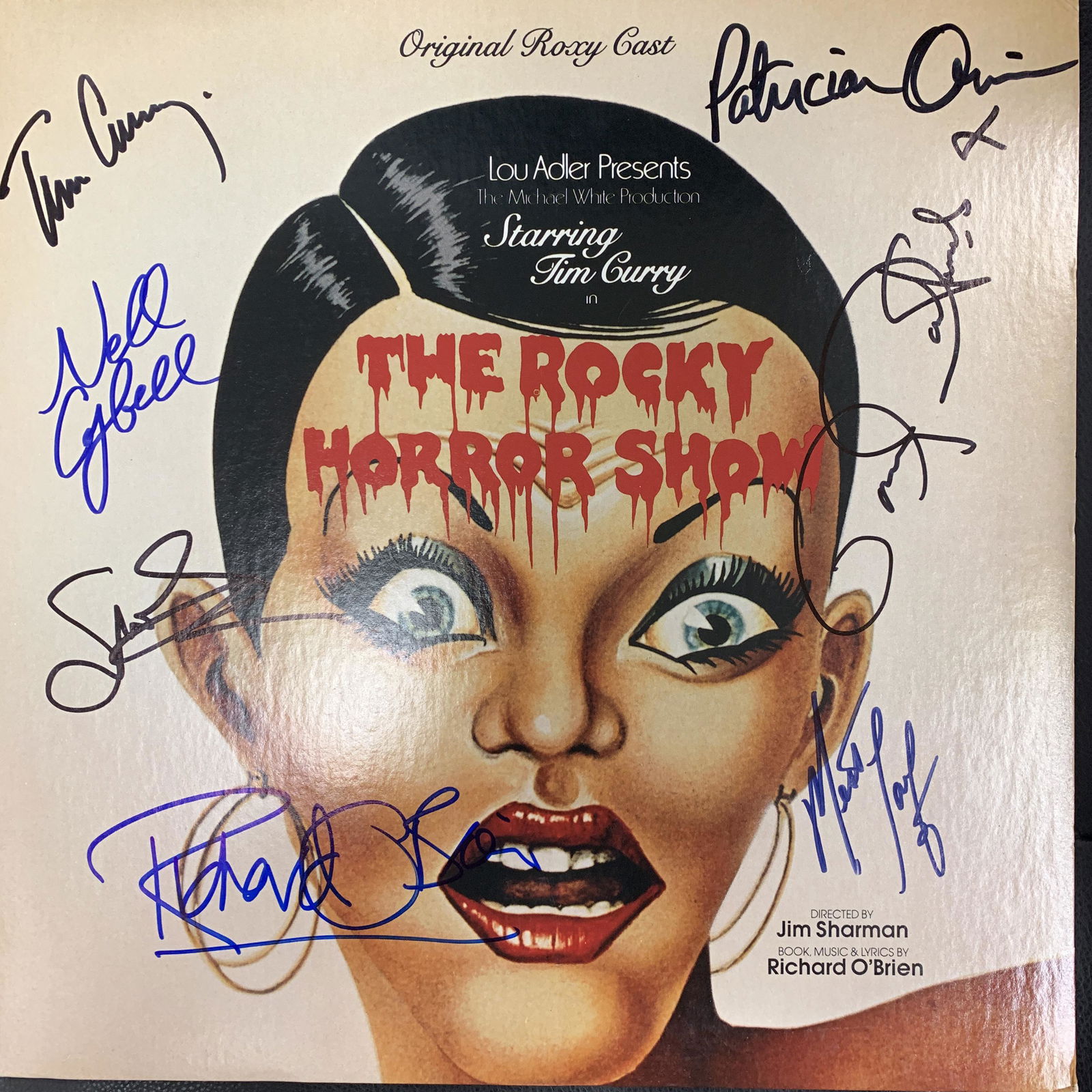 Rocky Horror Picture Show signed album (1 of 1)